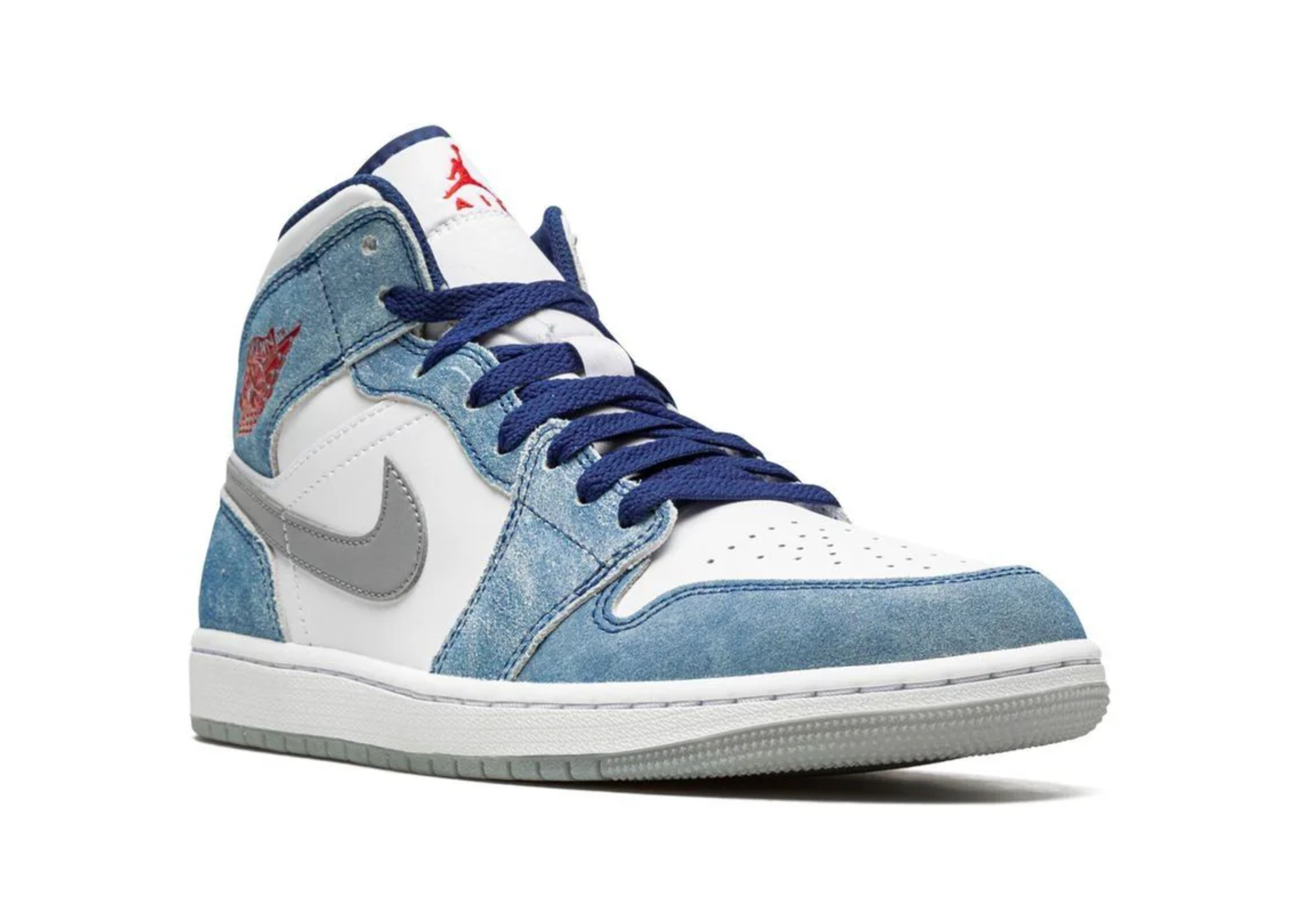 Air Jordan 1 Mëtt franséisch blo