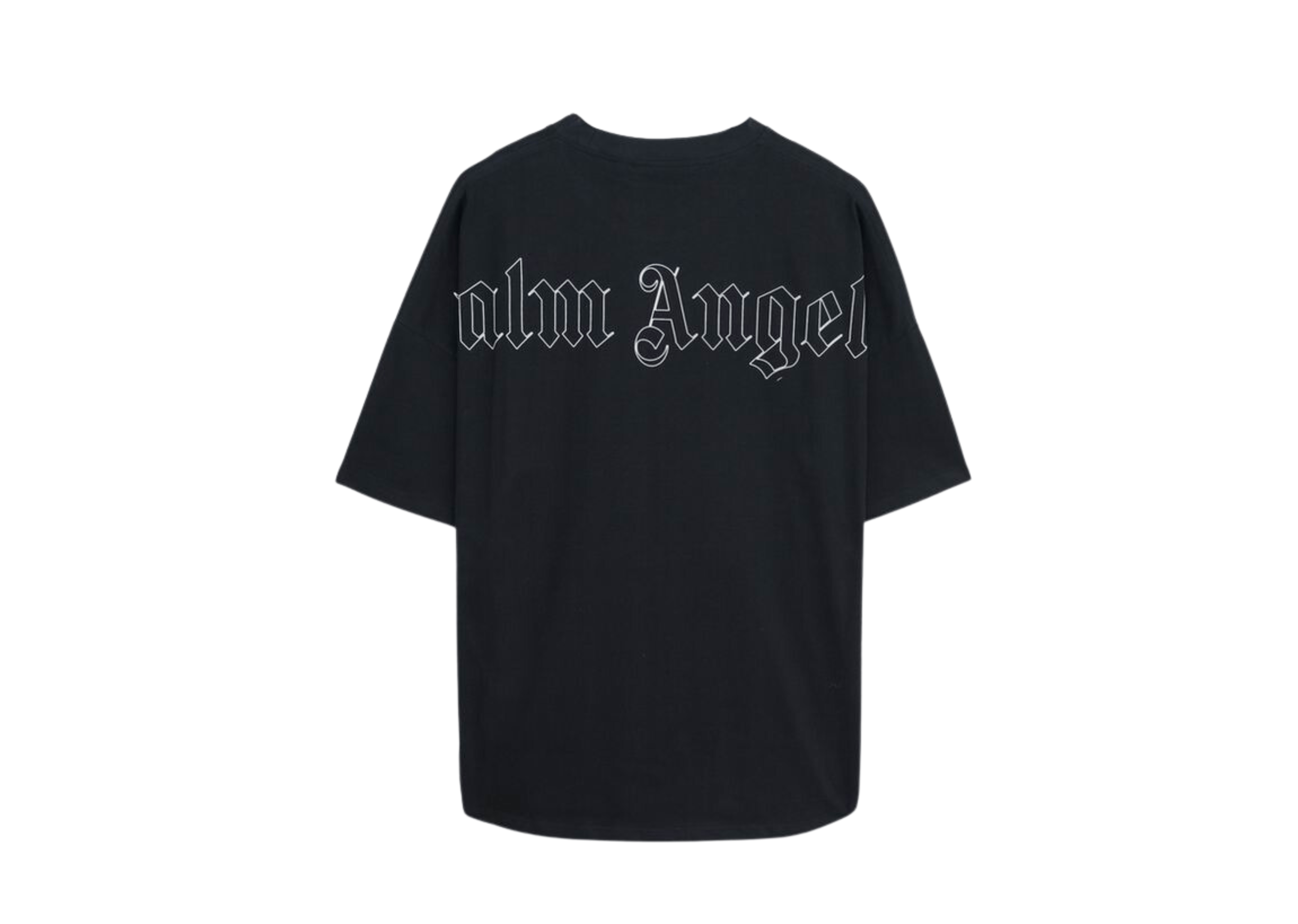 Up to 90 off - Palm Angels Clothing Palm Angels - Printed Logo Oversized Black T-Shirt