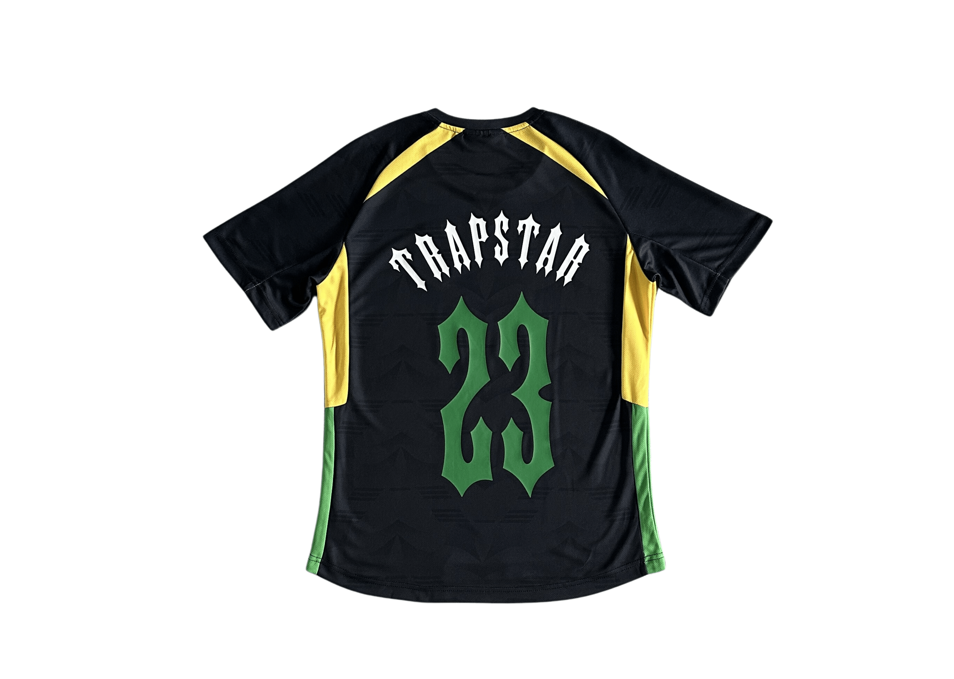 Up to 90 off - Trapstar Clothing TRAPSTAR - FOOTBALL BLACK/YELLOW GREEN T-SHIRT