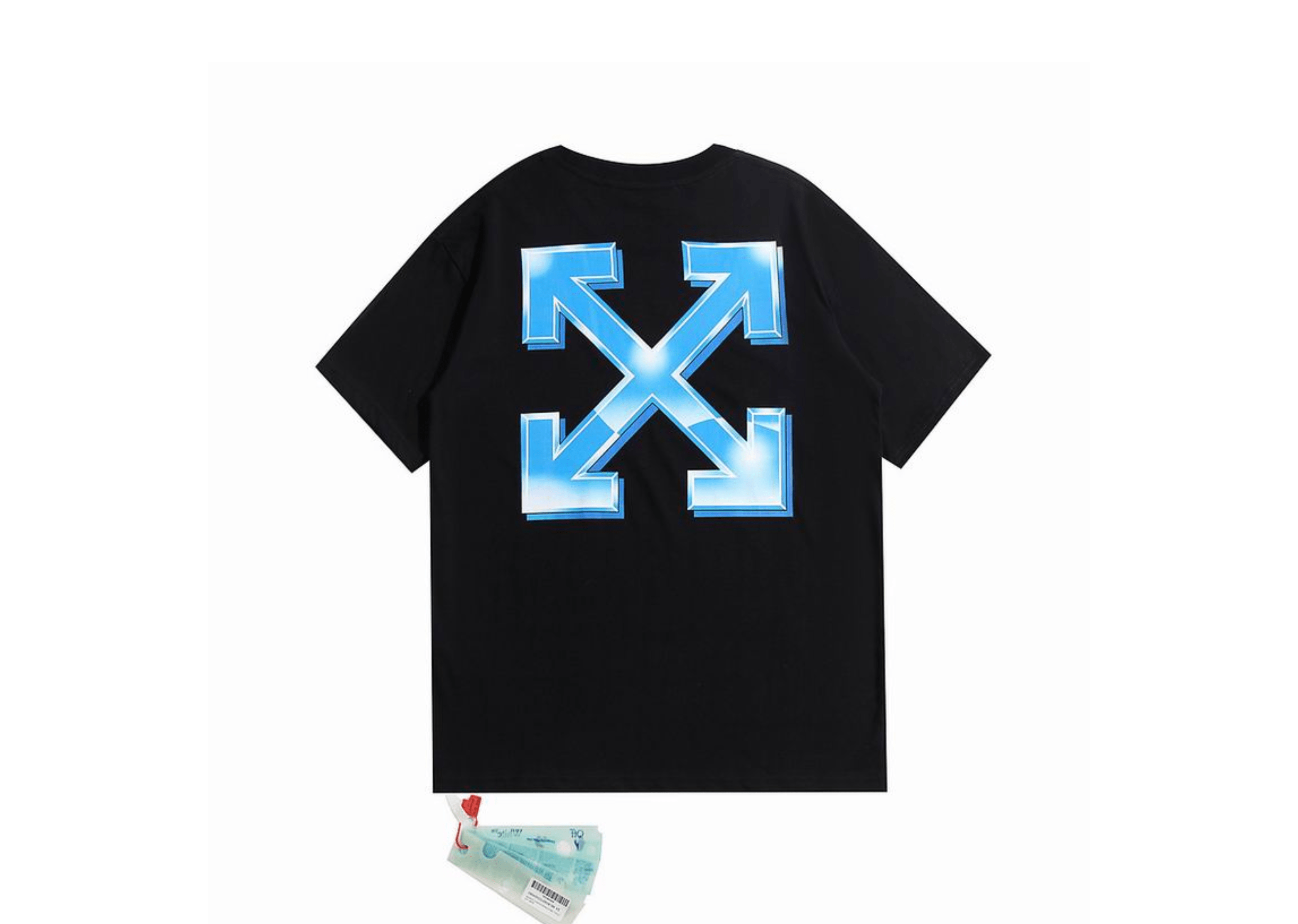 Up to 90 off - Off-White Clothing Off-White - Printed Iced Logo Black T-Shirt