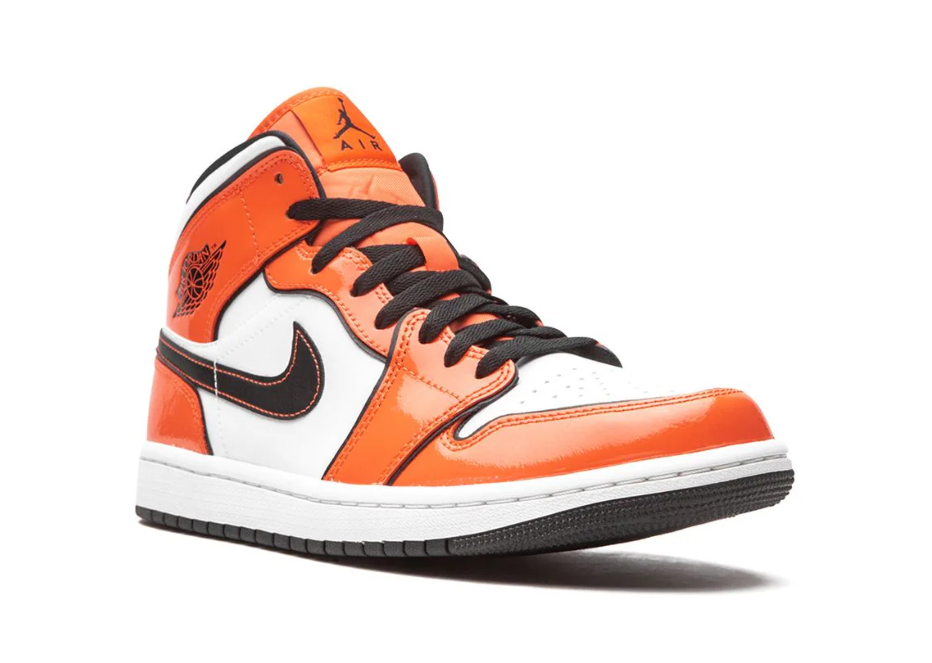 „Air Jordan“ 1 vidurio velėnos oranžinė spalva