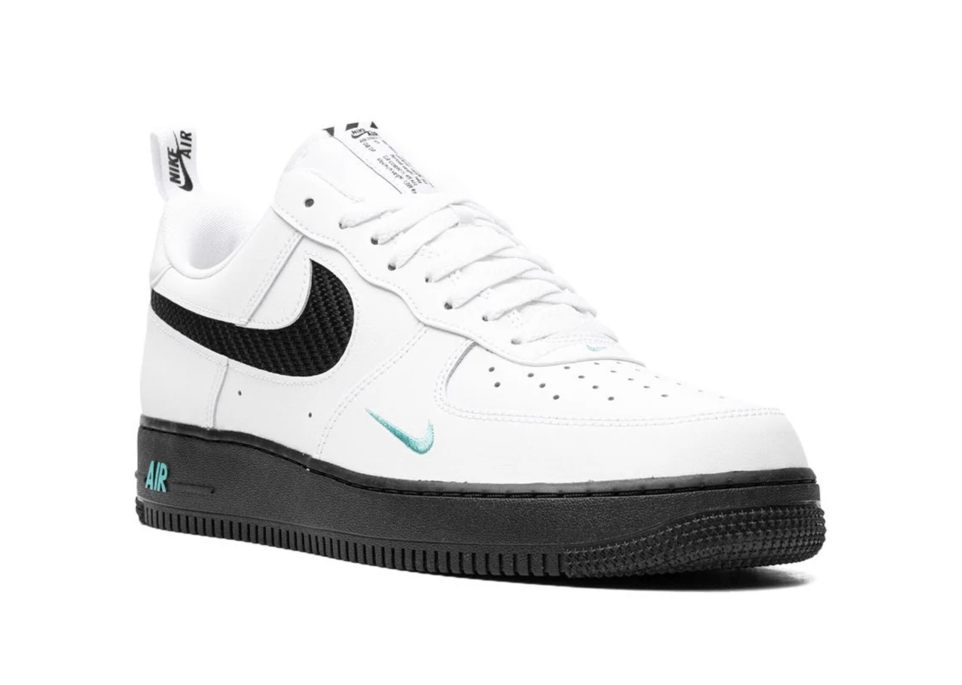 Up to 90 off - Nike Sneakers Nike Air Force 1 Low White Black Teal