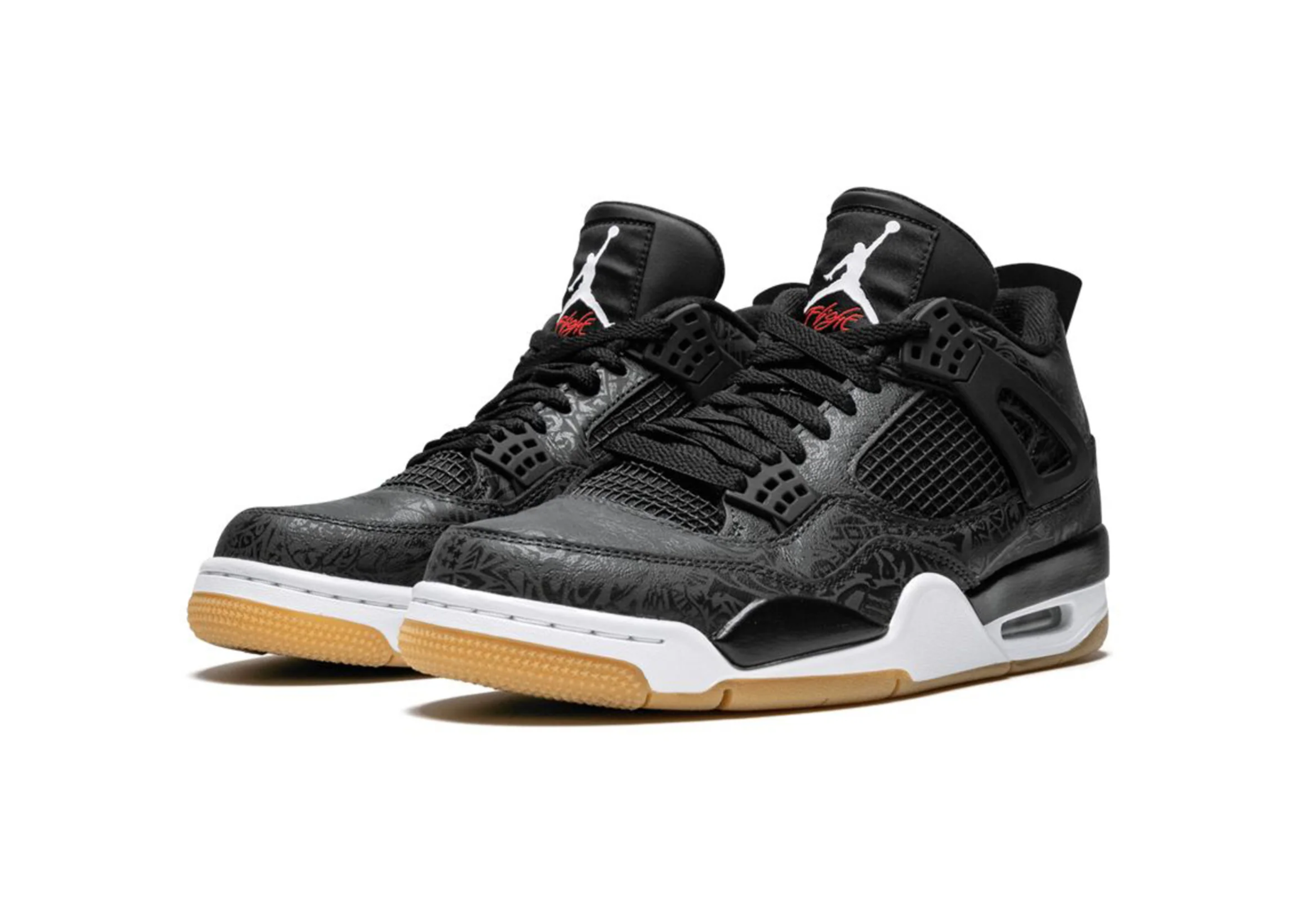 „Air Jordan 4“ juodas lazeris