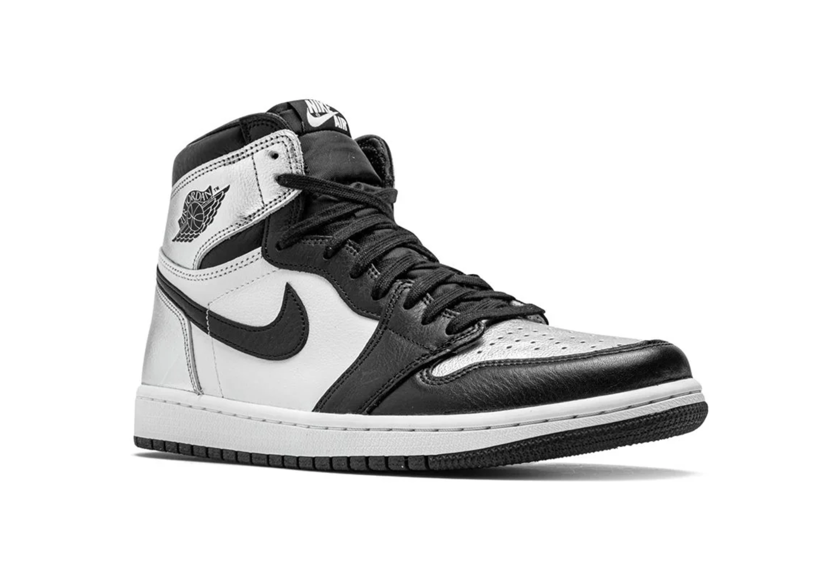 Jordan 1 orteil en argent élevé