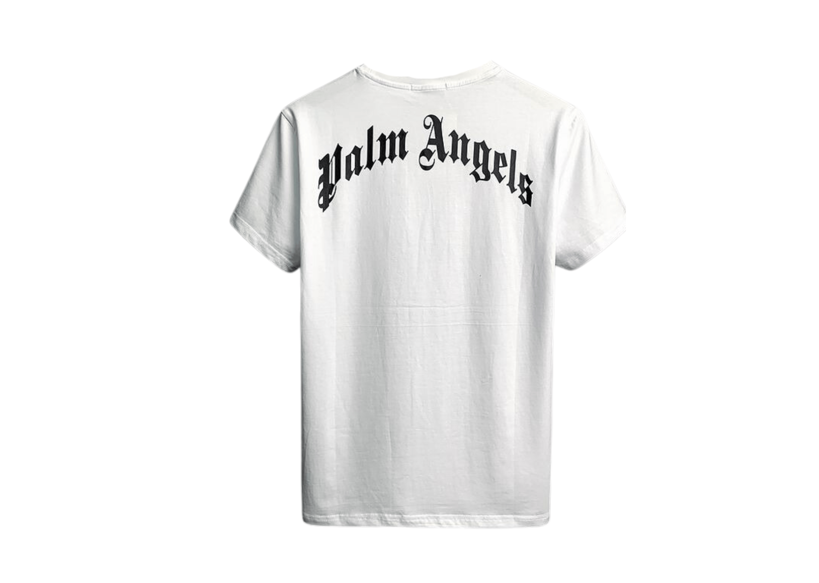 Up to 90 off - Palm Angels Clothing Palm Angels - Printed Logo 'Shark' White T-Shirt