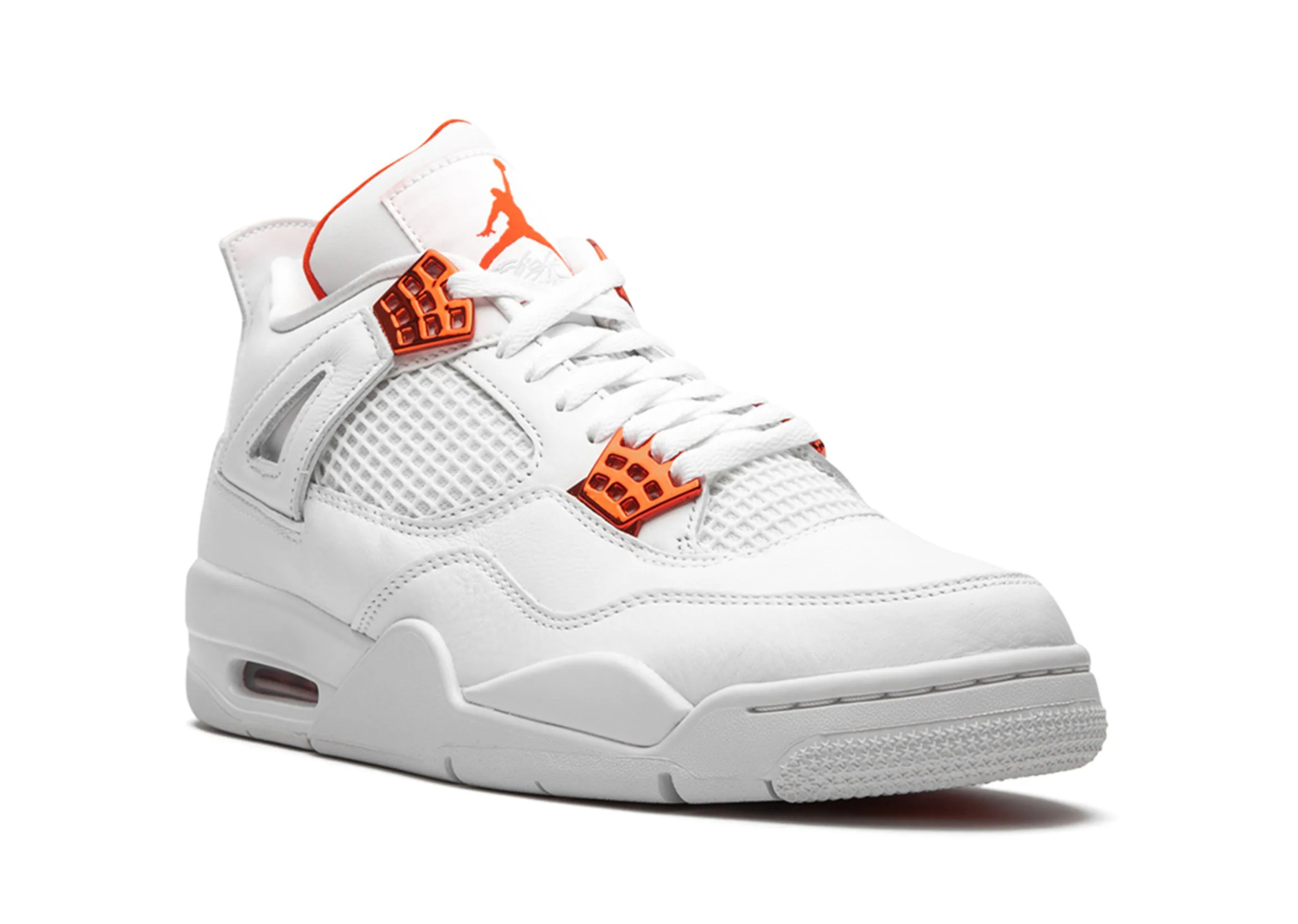 Air Jordan 4 metallesch orange