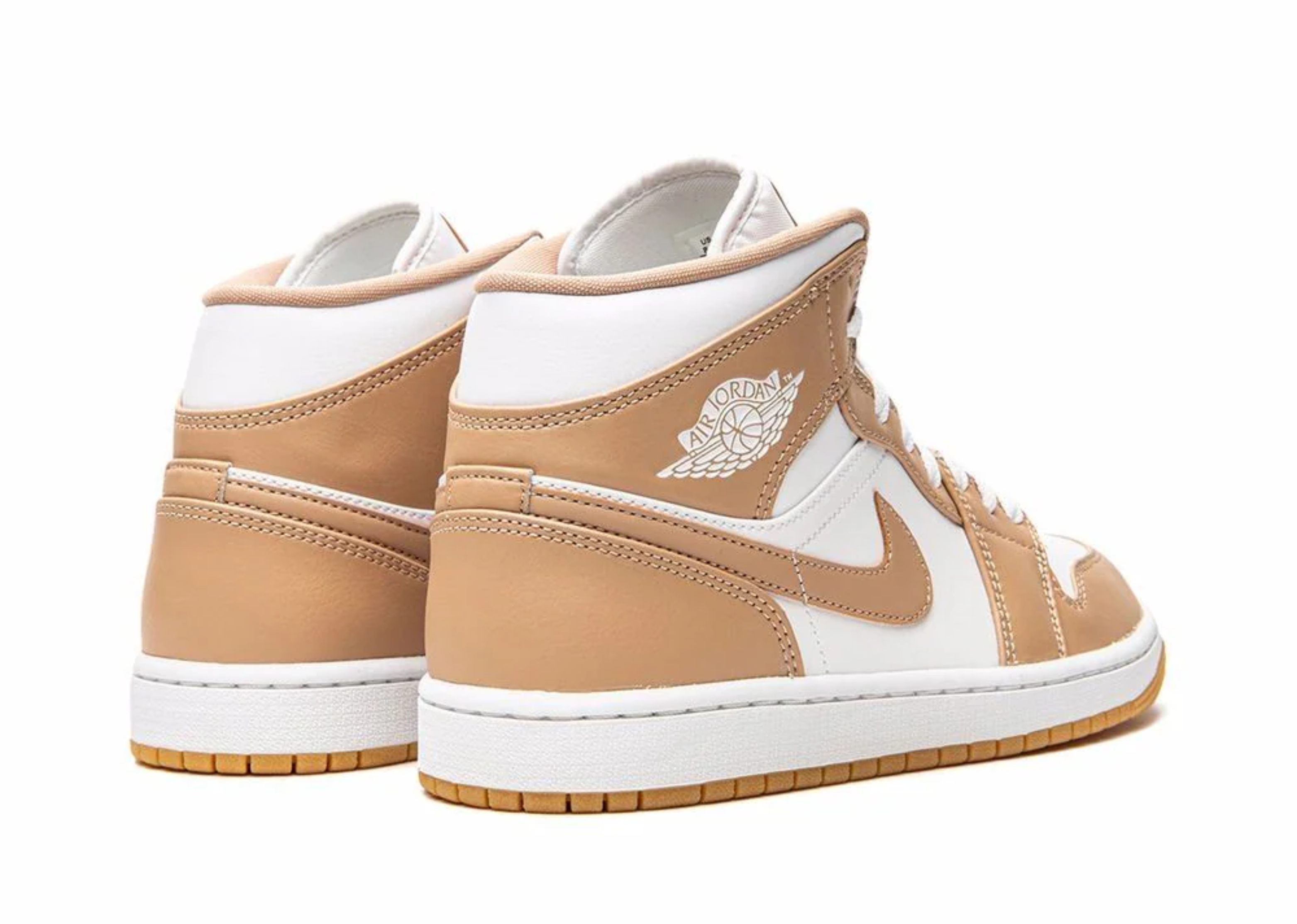 Air Jordan 1 Mid Tan Gum