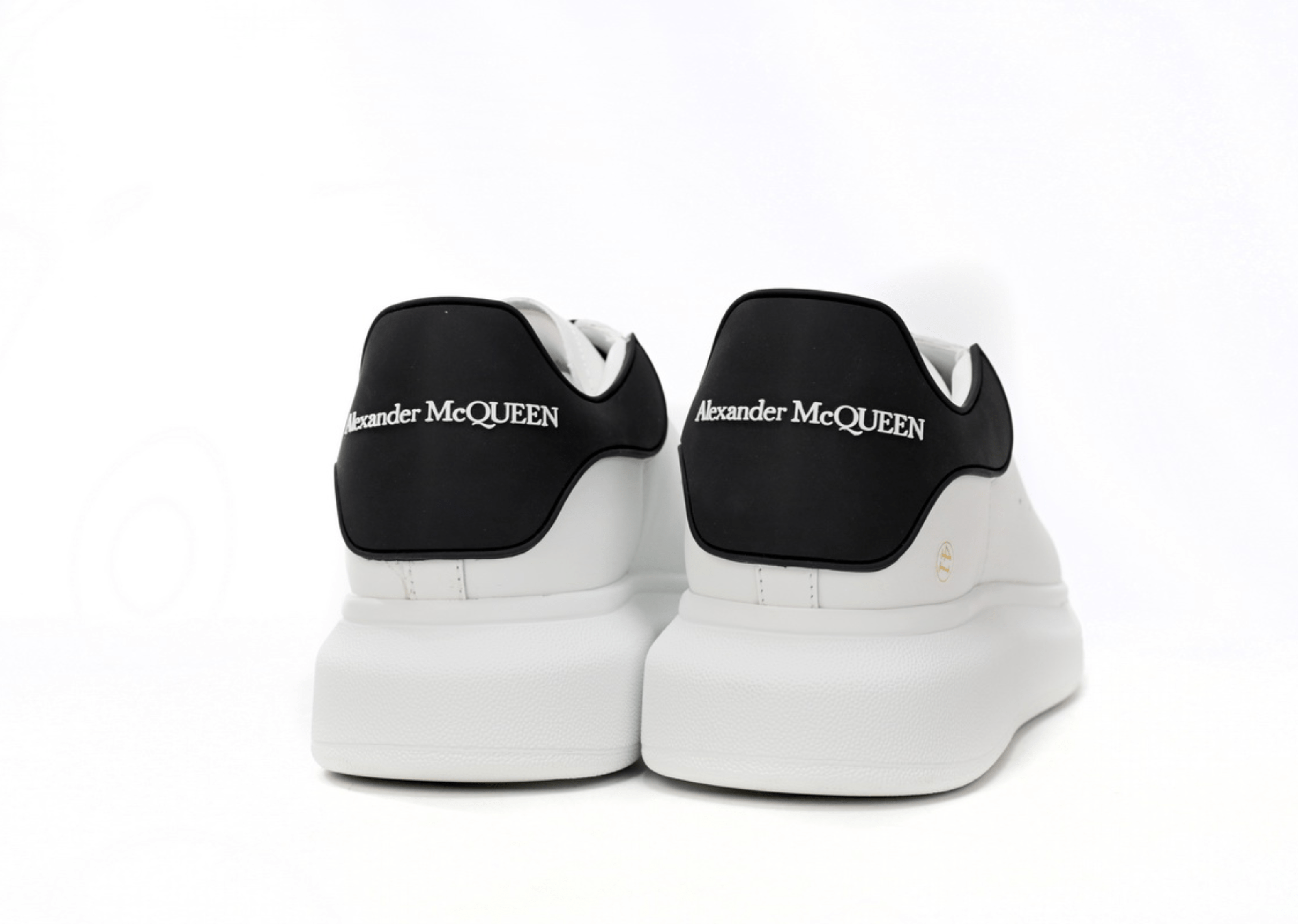 Up to 90 off - Alexander McQueen Sneakers Alexander Mcqueen Oversized Sneaker White Black Vinyl