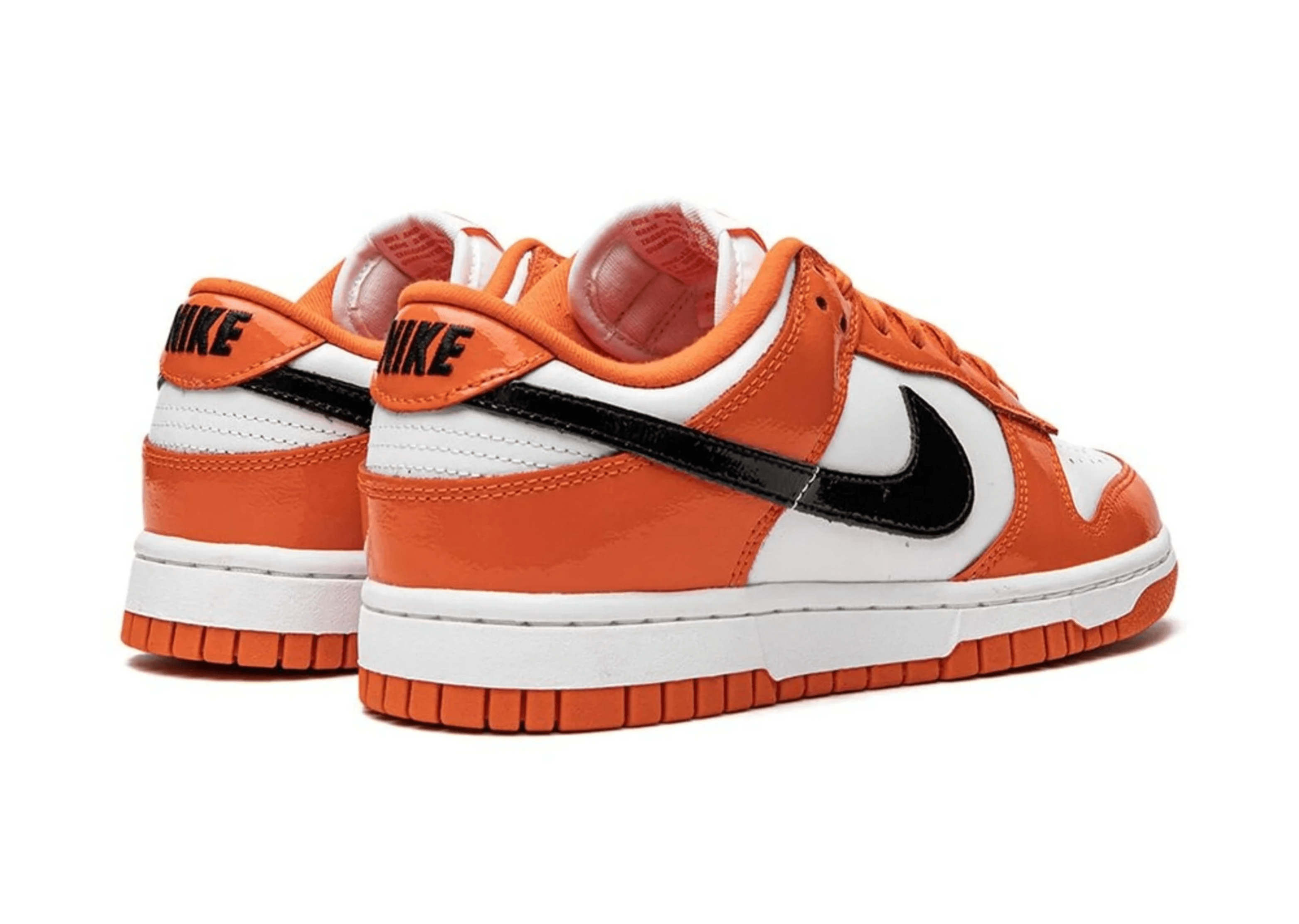 Up to 90 off - Nike Sneakers Nike Dunk Low Orange & Black Patent Leather