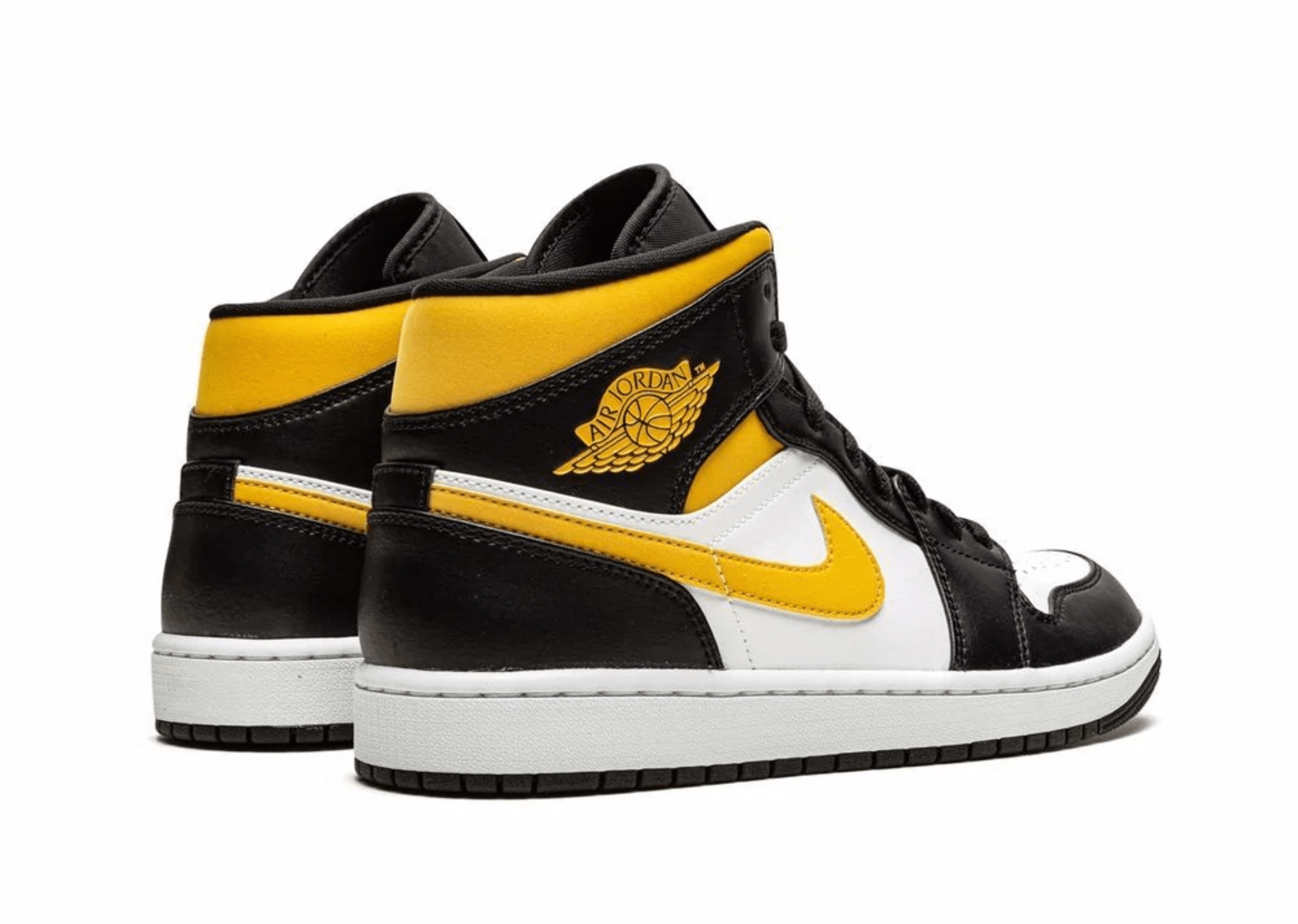 Up to 90 off - Nike Sneakers Jordan 1 Mid White Black Pollen