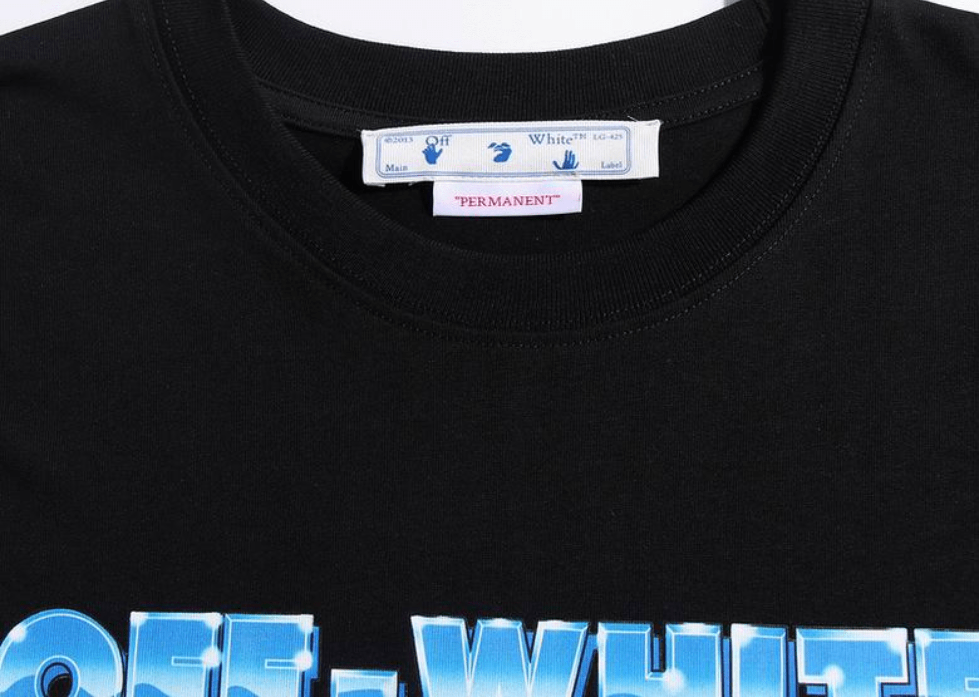 Up to 90 off - Off-White Clothing Off-White - Printed Iced Logo Black T-Shirt