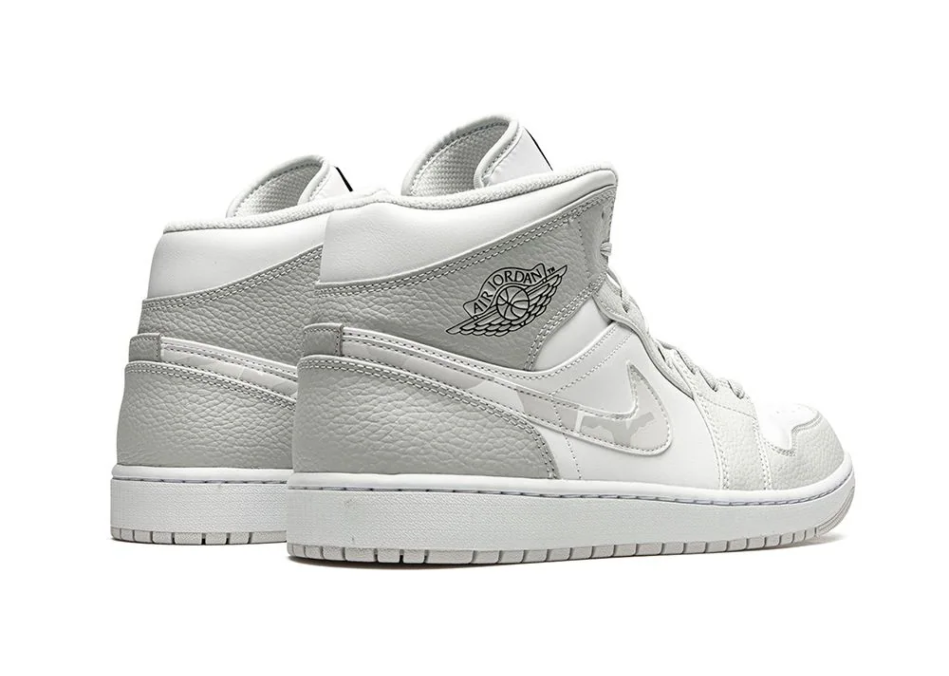 „Air Jordan 1 Mid White Grey Camo“