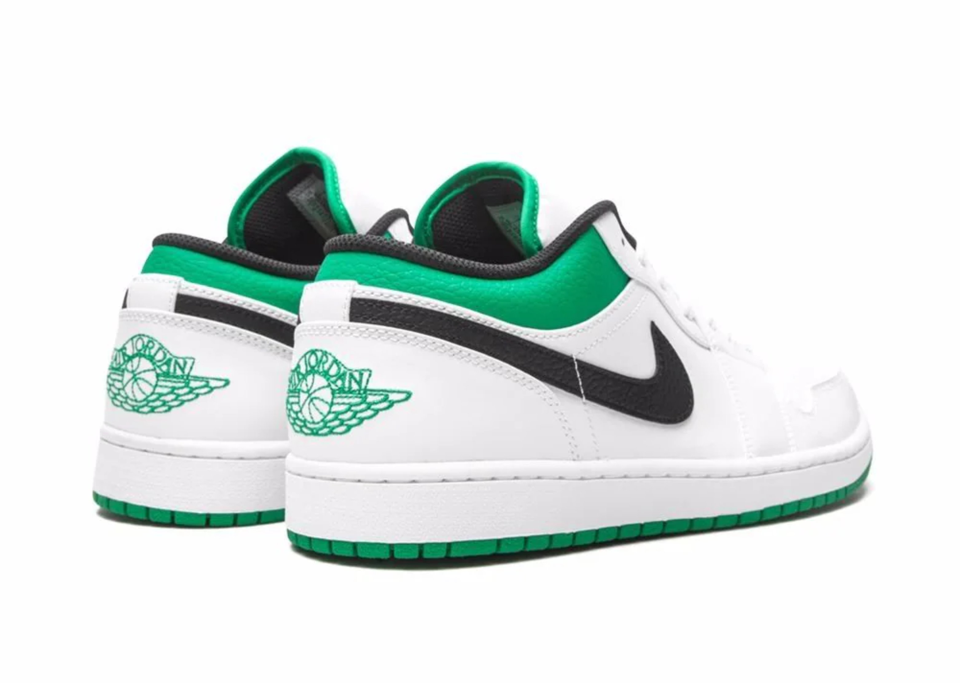 Air Jordan 1 Low White Lucky Green