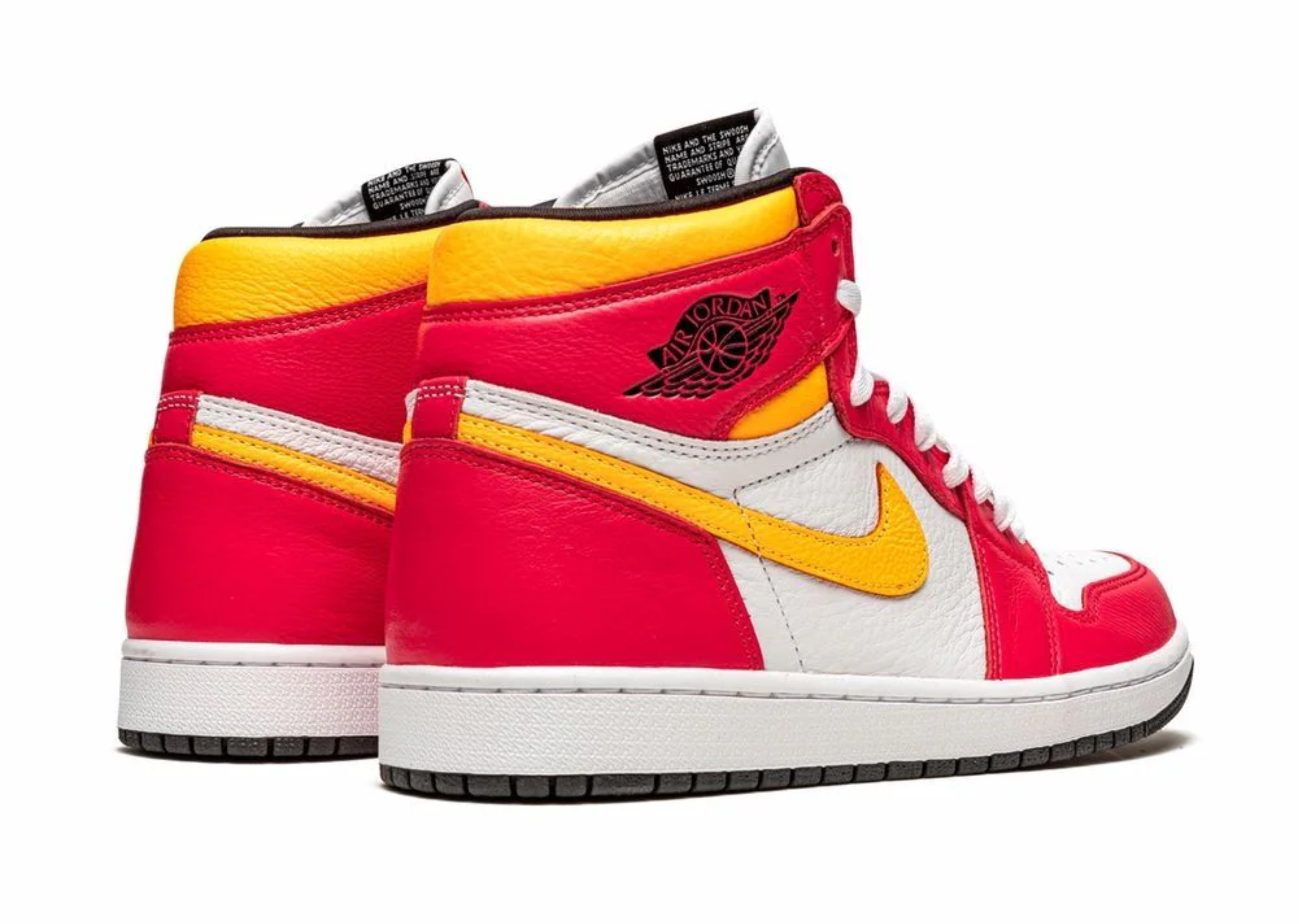 Jordan 1 rosso fusione alta luce rossa