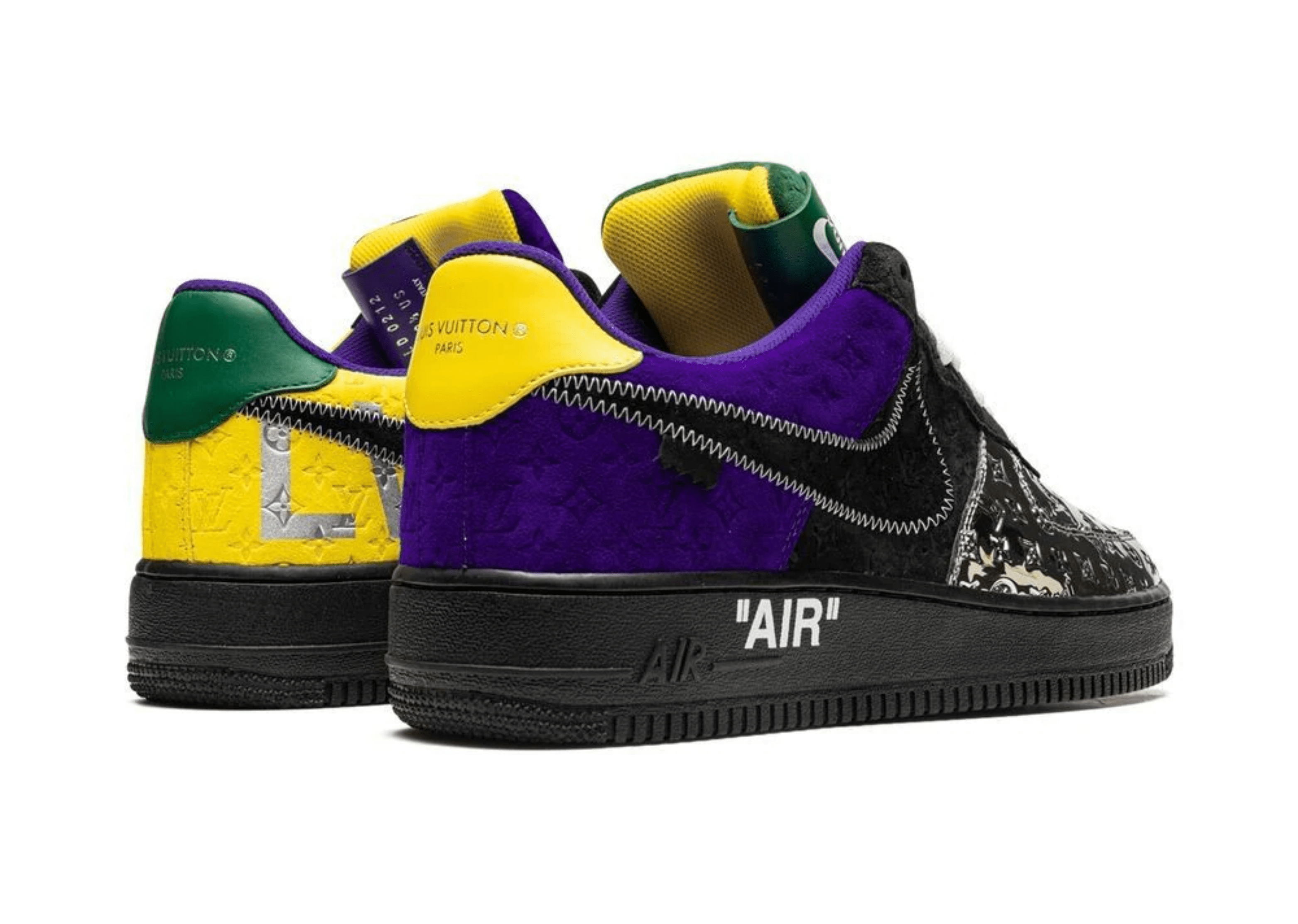 Up to 90 off - Nike Sneakers Nike Air Force 1 X Louis Vuitton Purple Dusk Metallic Silver