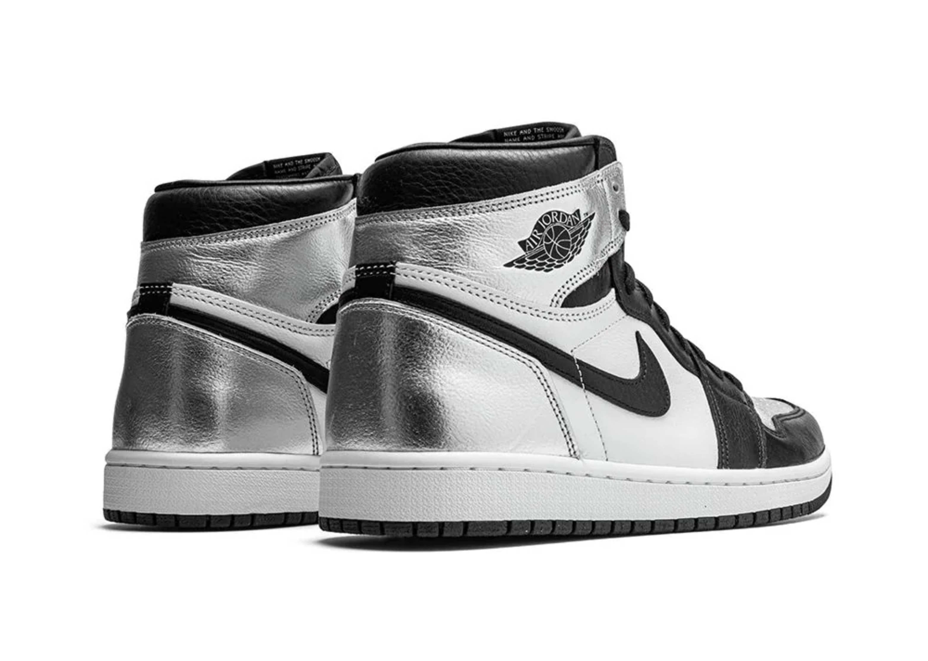 Jordan 1 orteil en argent élevé