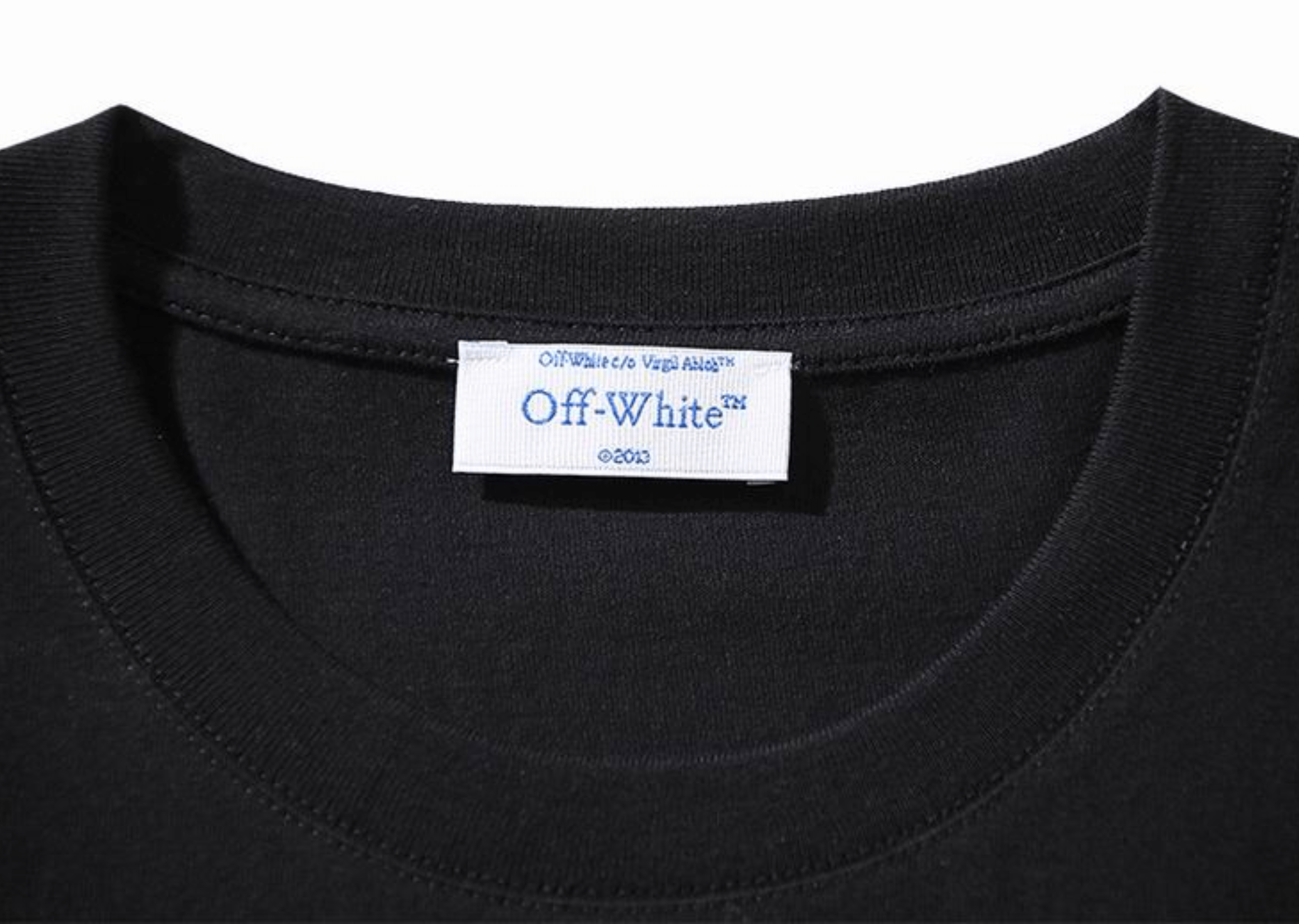 Up to 90 off - Off-White Clothing Off-White - Printed White 'Circles' Logo Black T-Shirt