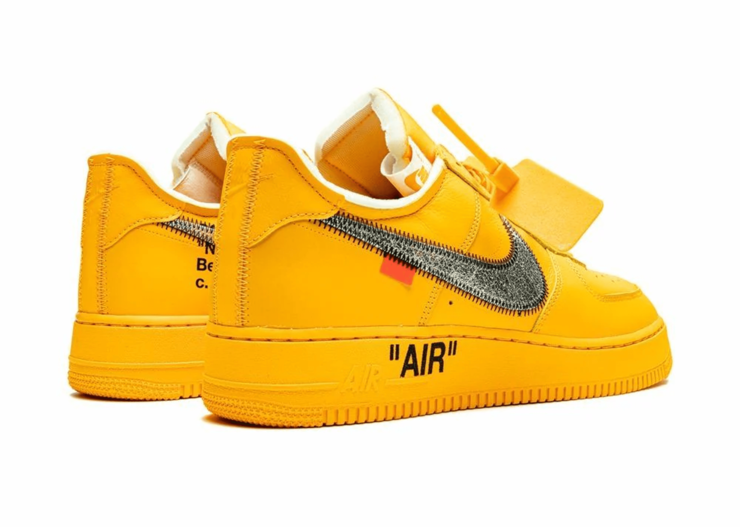 Up to 90 off - Off-White Sneakers Nike Air Force 1 X Off-White University Gold