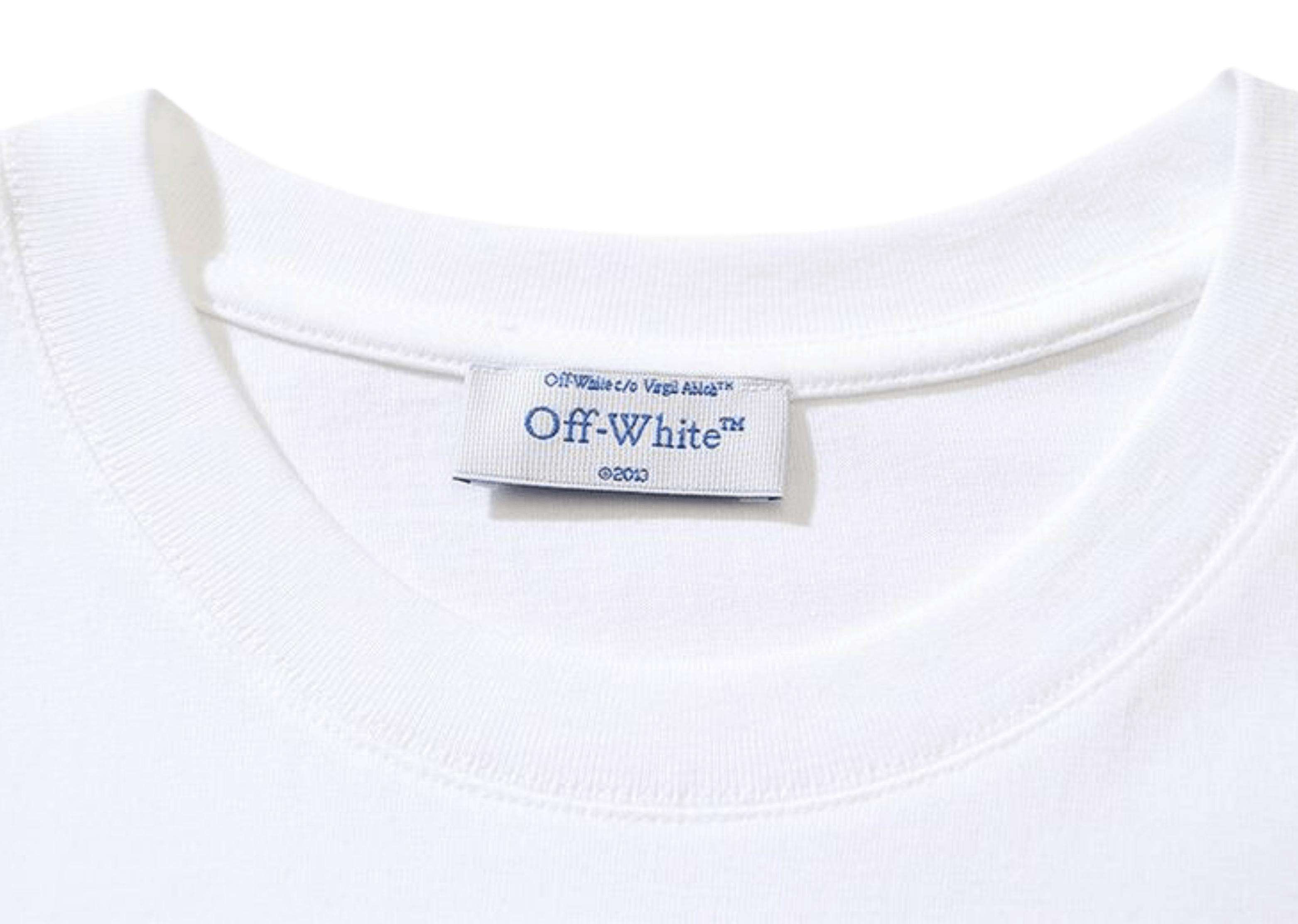 Up to 90 off - Off-White Clothing Off-White - Printed Red Logo 'Rec' White T-Shirt