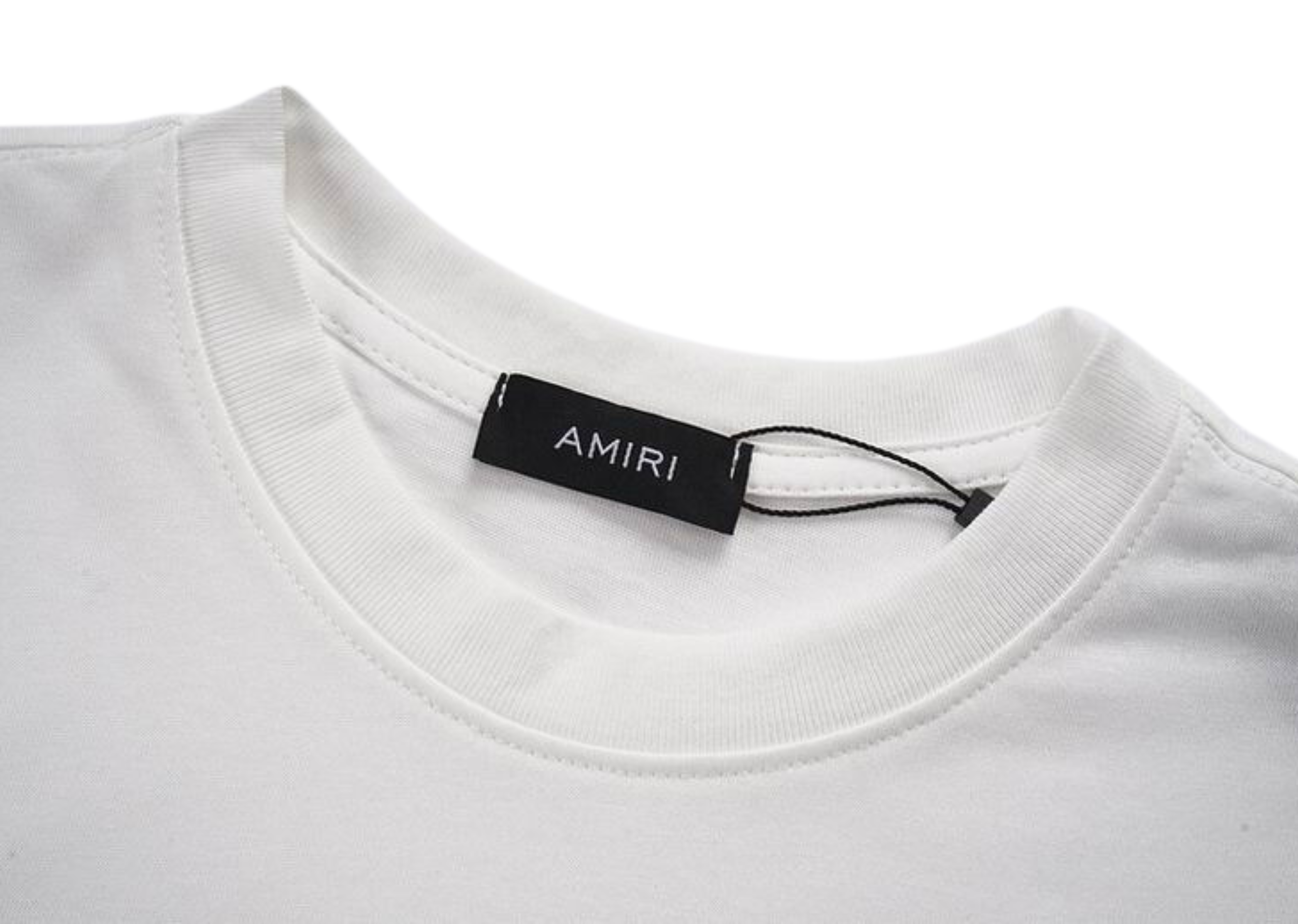 Amiri - tlačené logo Amiri Sounds Logo White Tričko