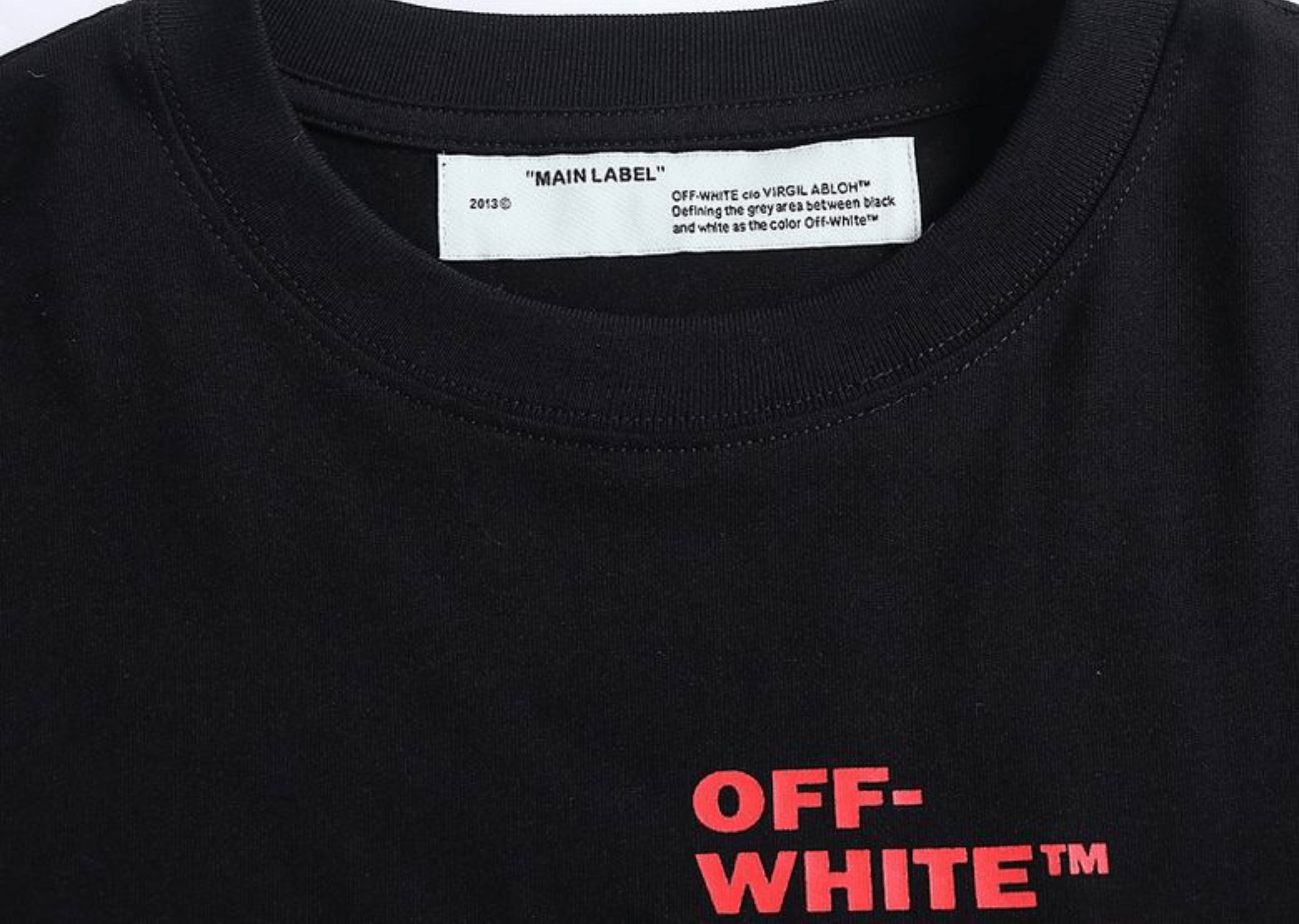 Up to 90 off - Off-White Clothing Off-White - Printed 'Fall Winter' Black T-Shirt