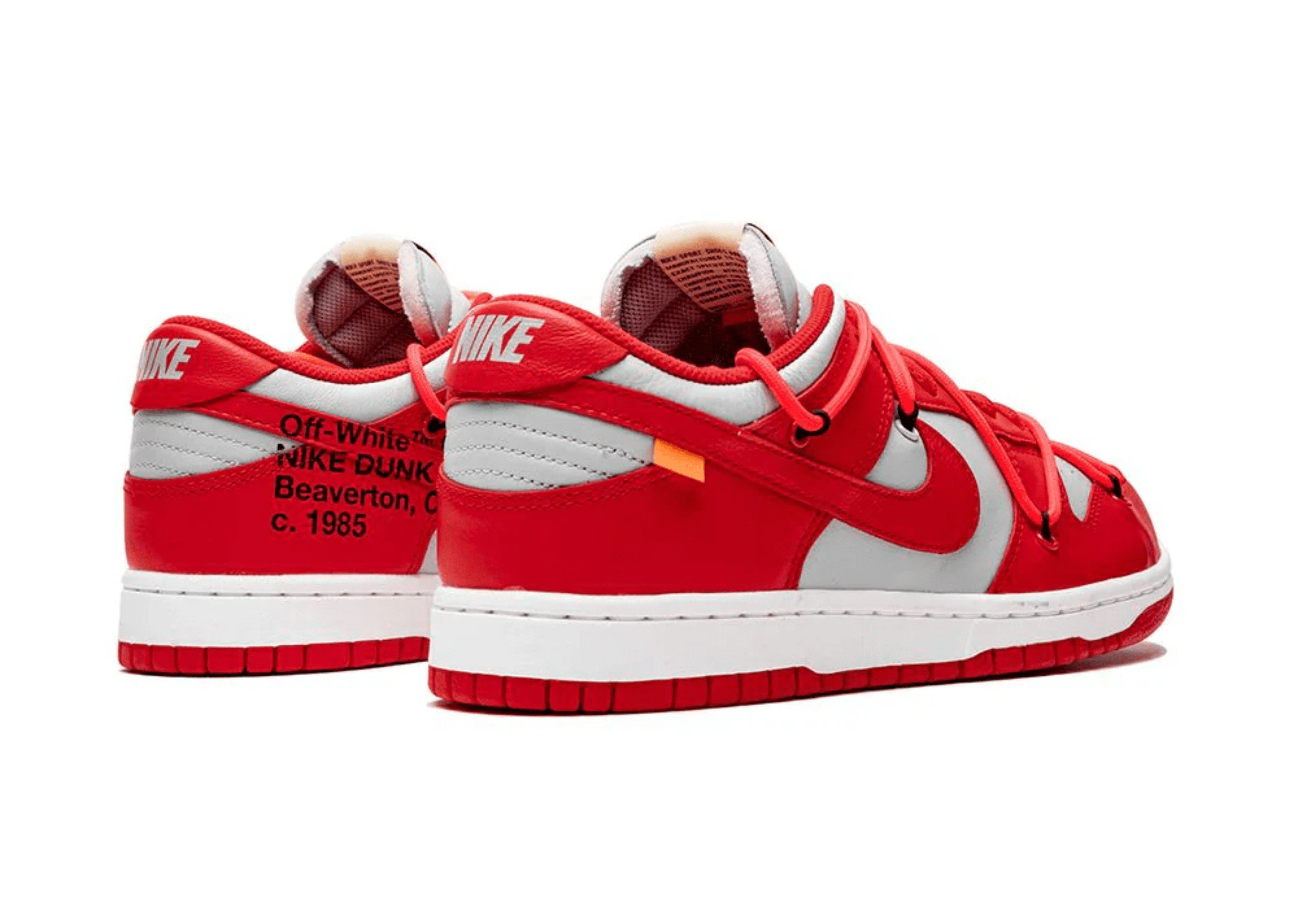 Up to 90 off - Off-White Sneakers Nike Dunk Low X Off-White University Red