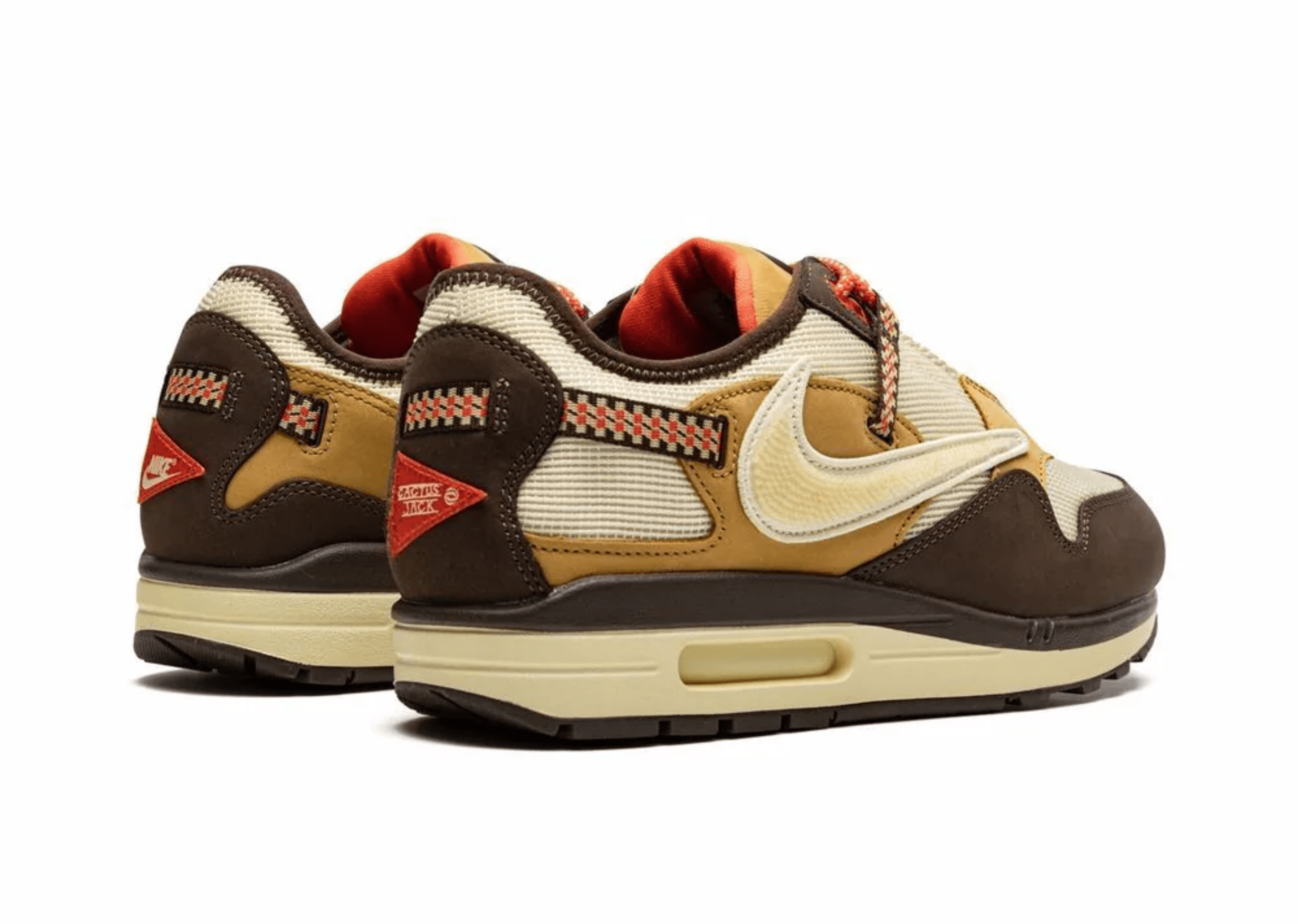 Up to 90 off - Nike Sneakers Nike Air Max 1 X Travis Scott Baroque Brown