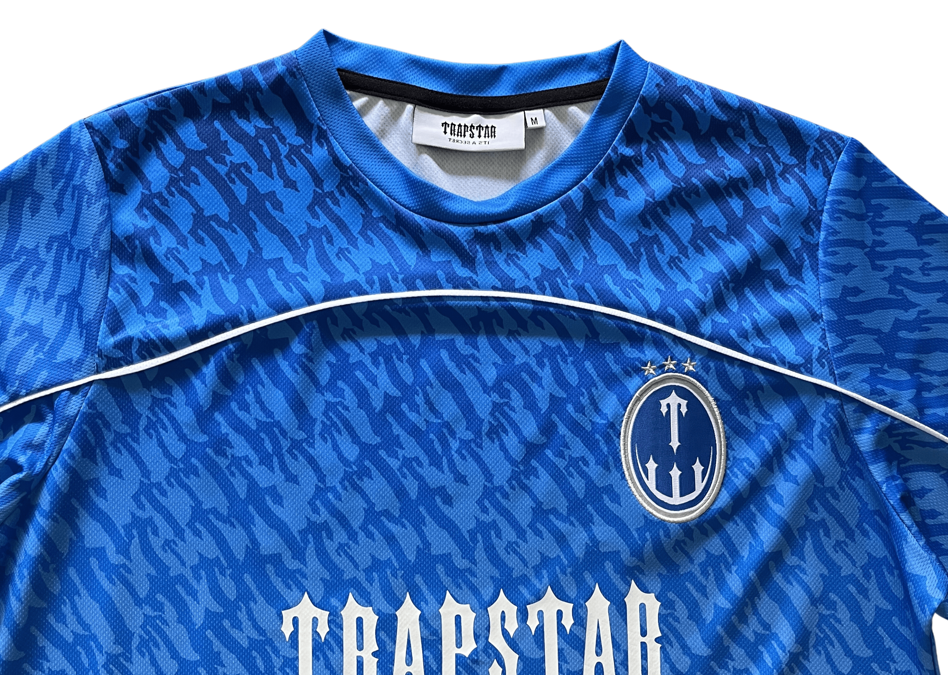 Up to 90 off - Trapstar Clothing Trapstar - Football Blue T-Shirt