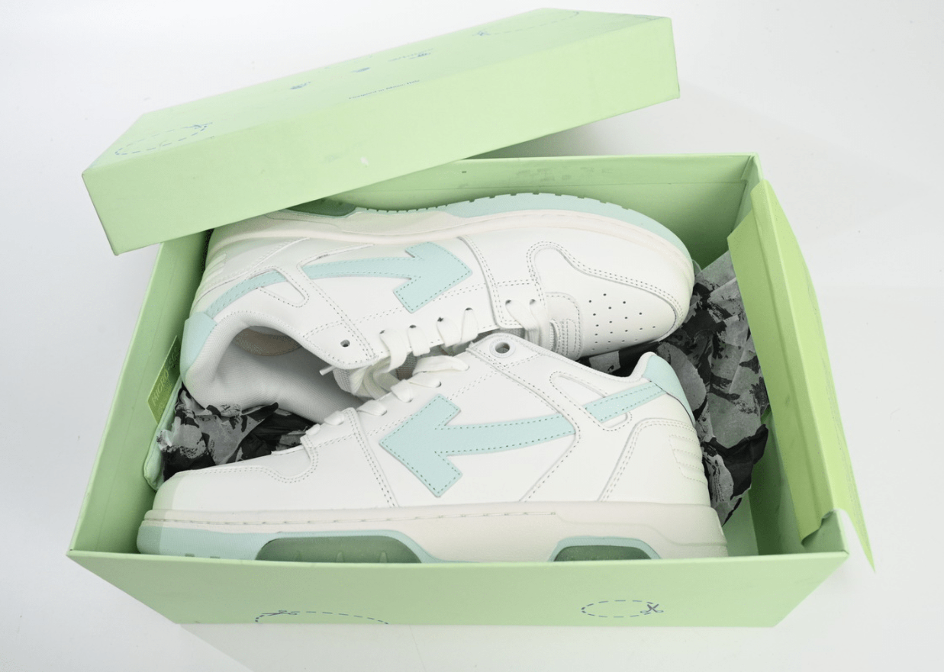 Up to 90 off - Off-White Sneakers Off-White Out Of Office White Mint Green