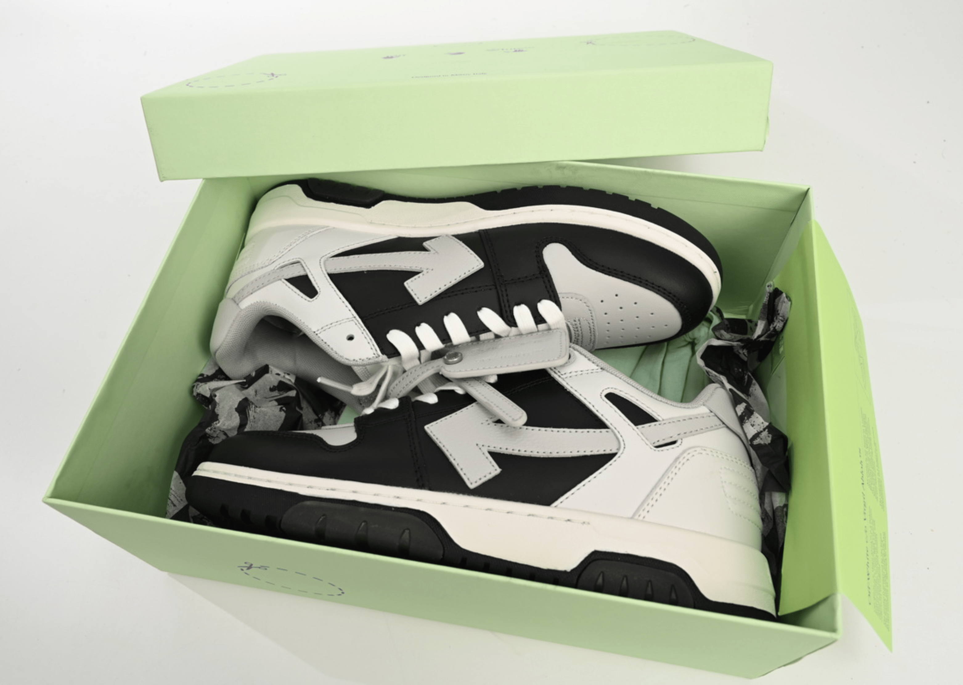 Up to 90 off - Off-White Sneakers Off-White Out Of Office Black And White Grey