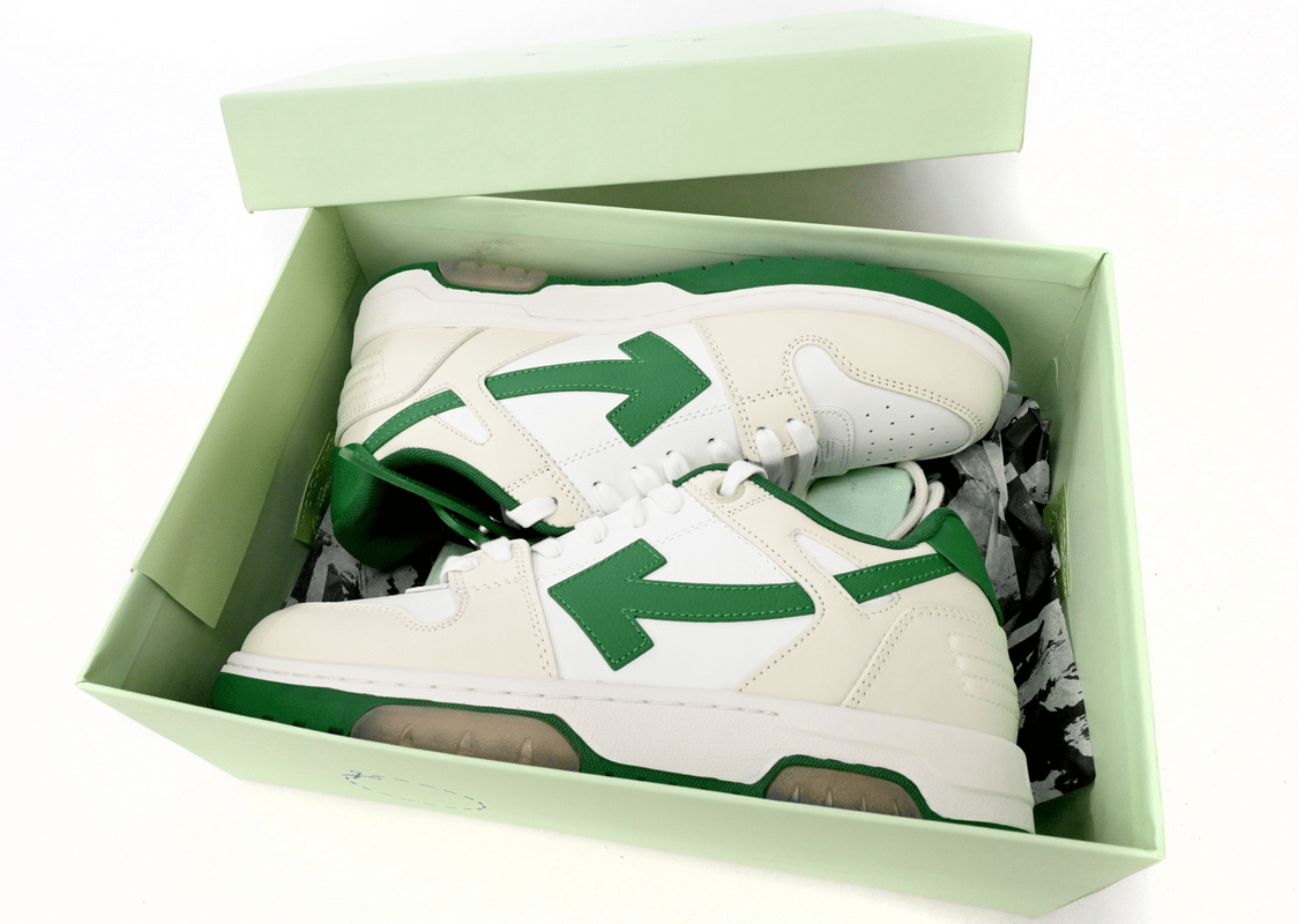 Up to 90 off - Off-White Sneakers Off-White Out Of Office White Green