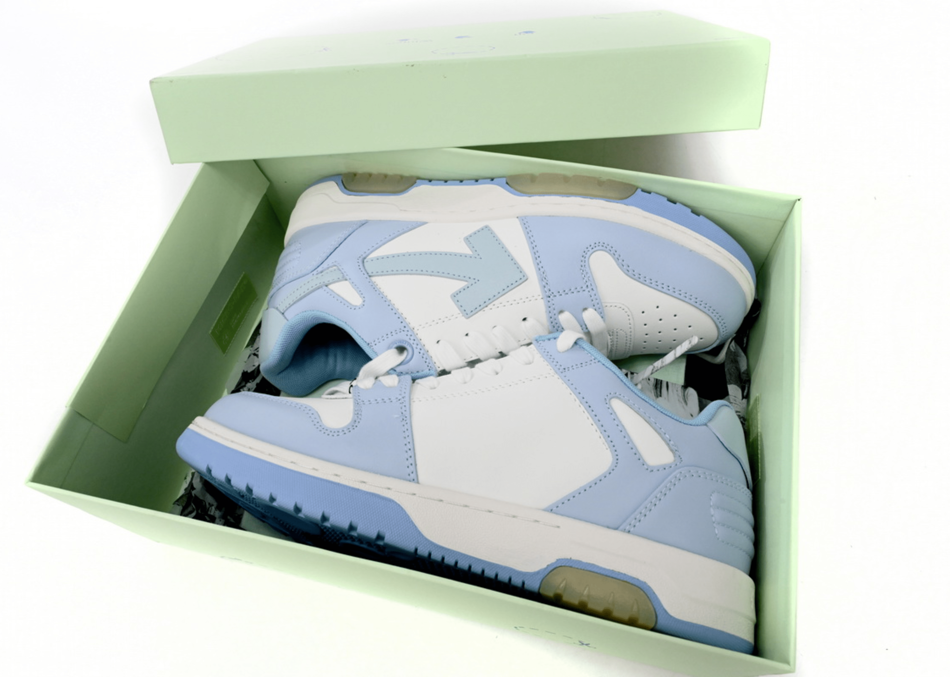 Up to 90 off - Off-White Sneakers Off-White Out Of Office Sky Blue And White