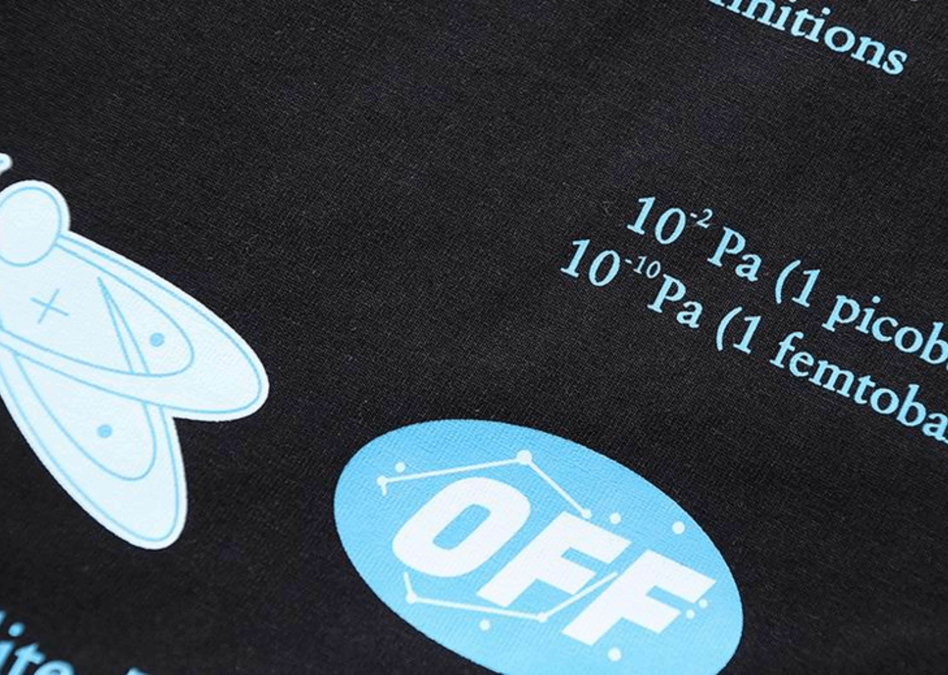 Up to 90 off - Off-White Clothing Off-White - Printed Blue 'On The Go' Logo Black T-Shirt