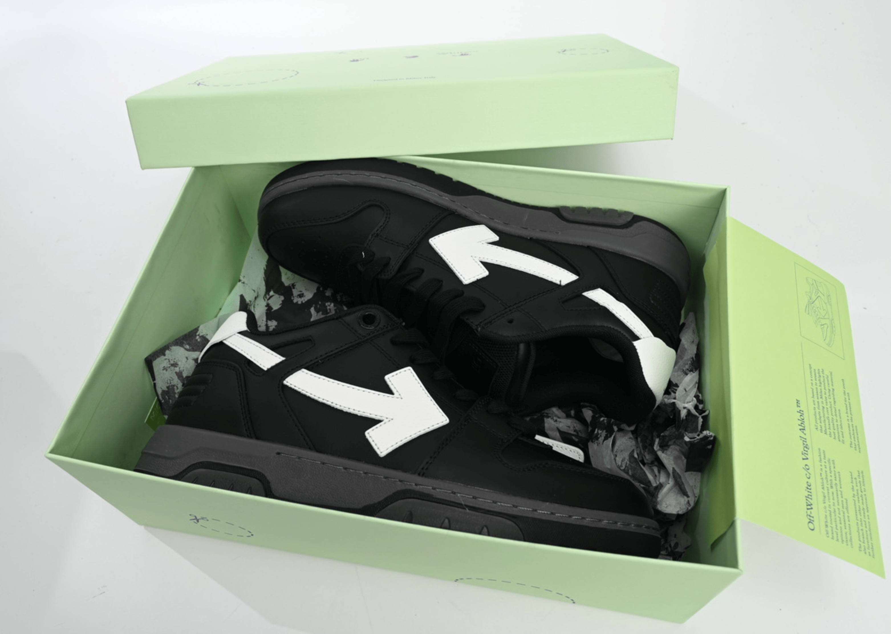 Up to 90 off - Off-White Sneakers Off-White Out Of Office Black Skin And White Tail