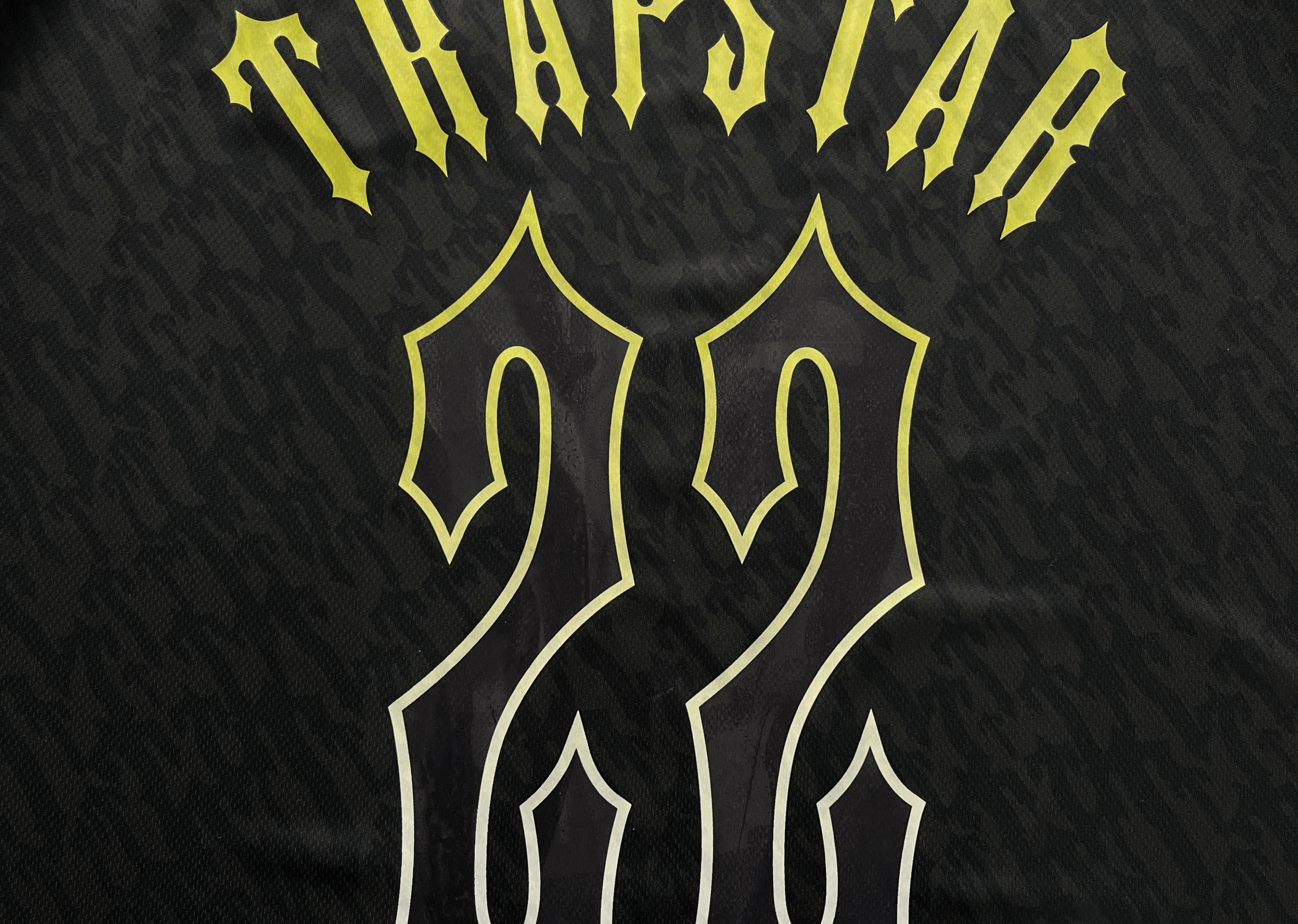 Up to 90 off - Trapstar Clothing Trapstar - Football Black/Lime T-Shirt