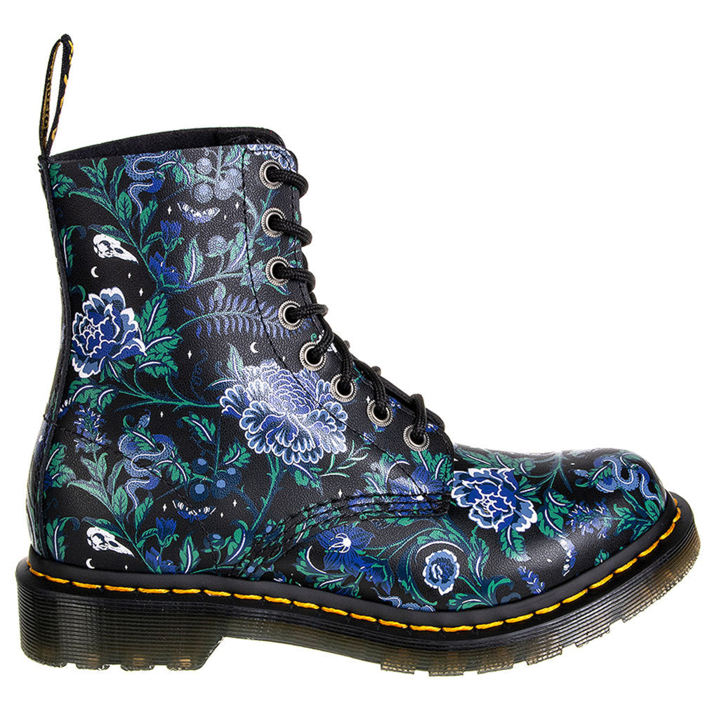 1460 Pascal Floral Printed Leather Dames enkelschoenen