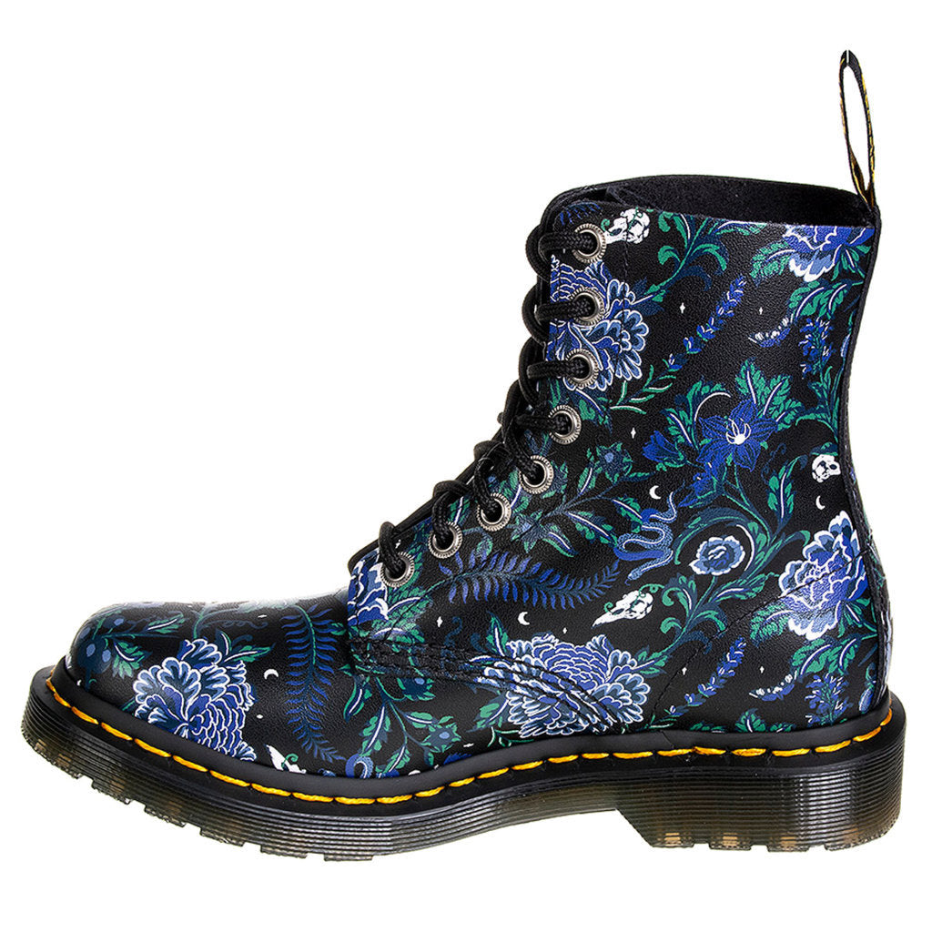 1460 Pascal Floral Printed Leather Dames enkelschoenen