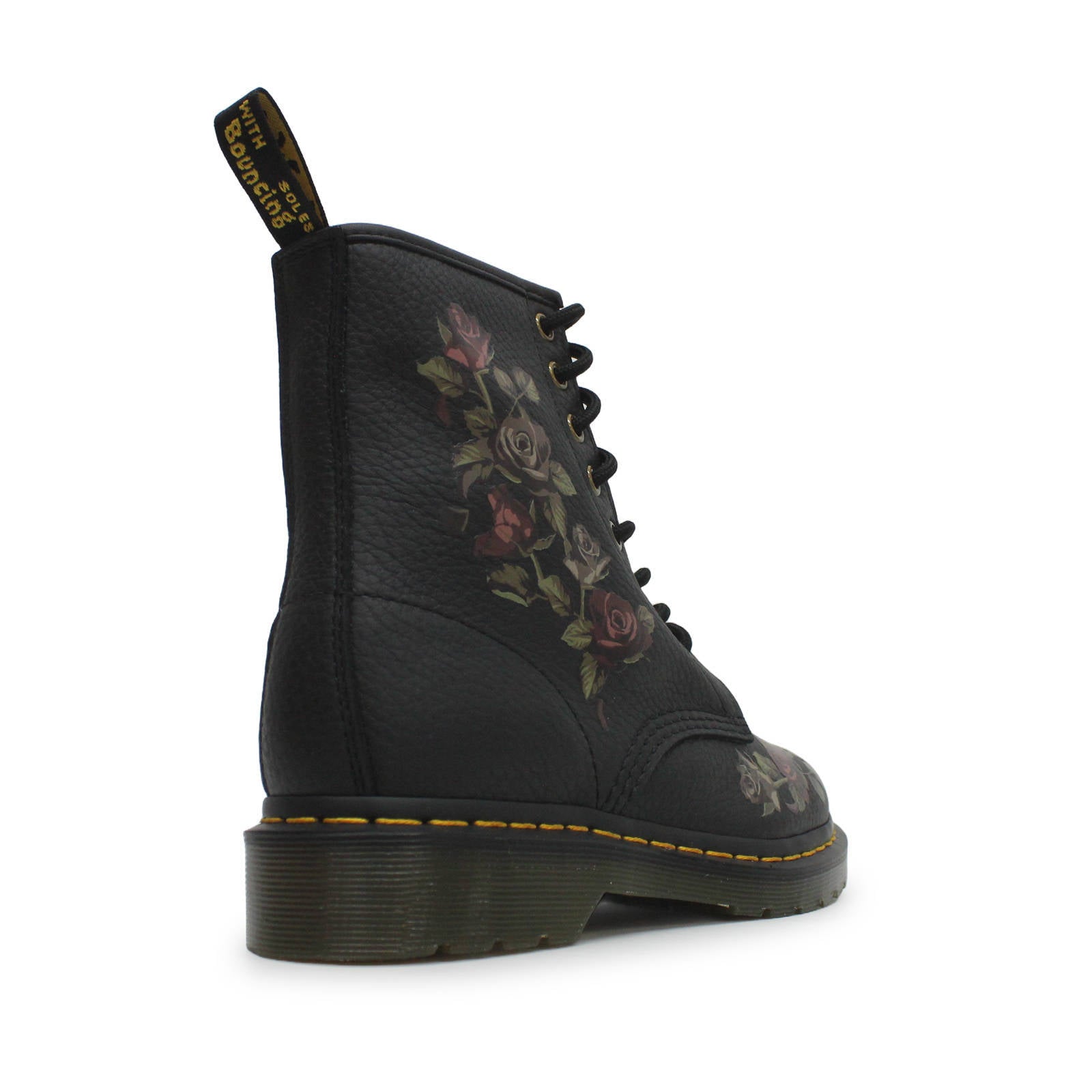 1460 Decayed Roses Tumbled Nappa Leather Women's Ankle Boots