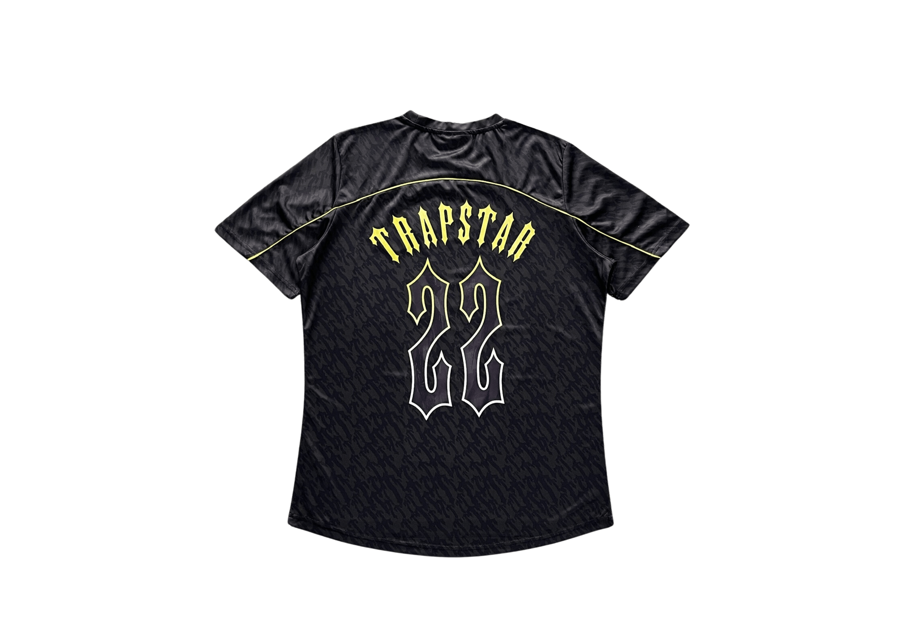 Up to 90 off - Trapstar Clothing Trapstar - Football Black/Lime T-Shirt