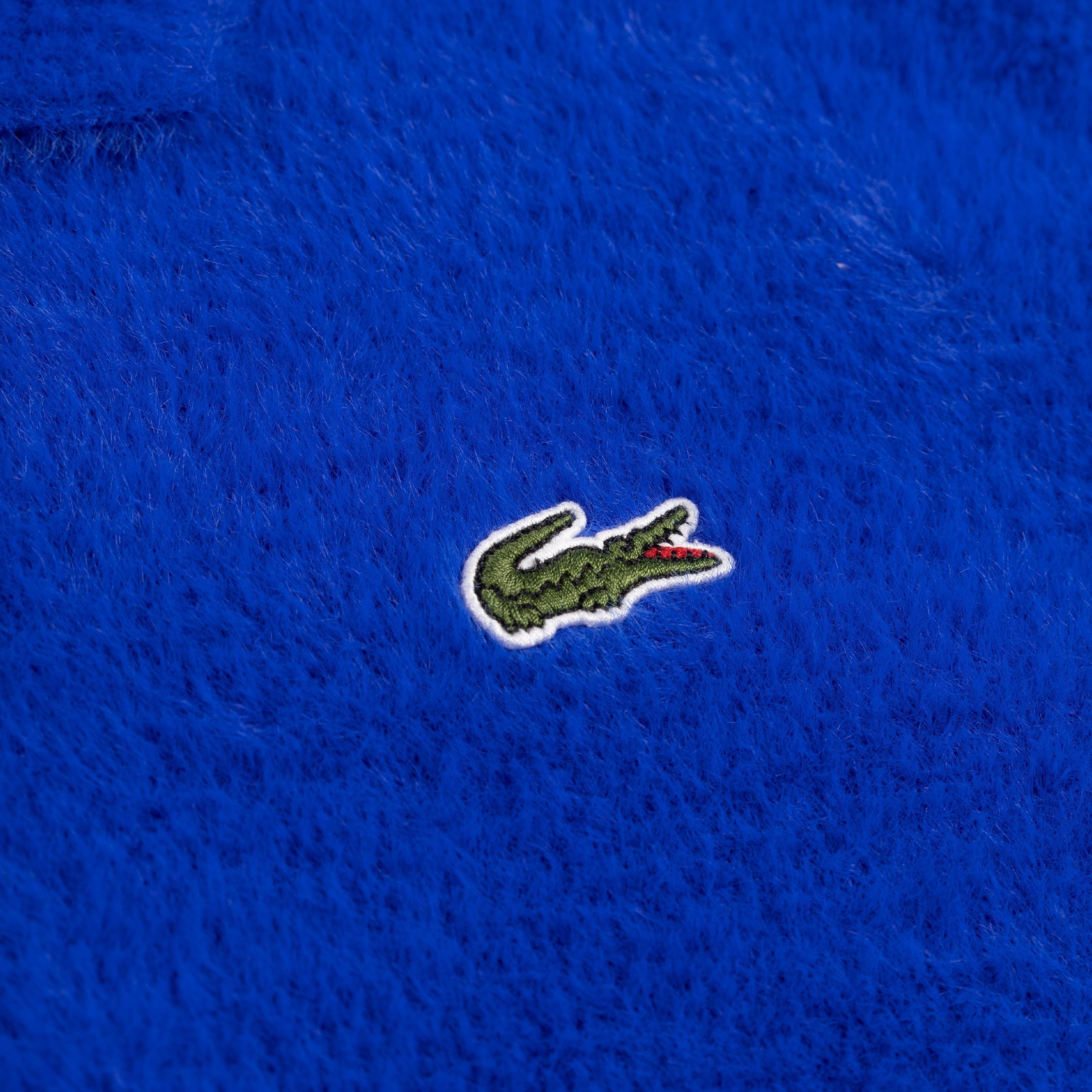 Lacoste fuzzy wollen polo sweatshirt