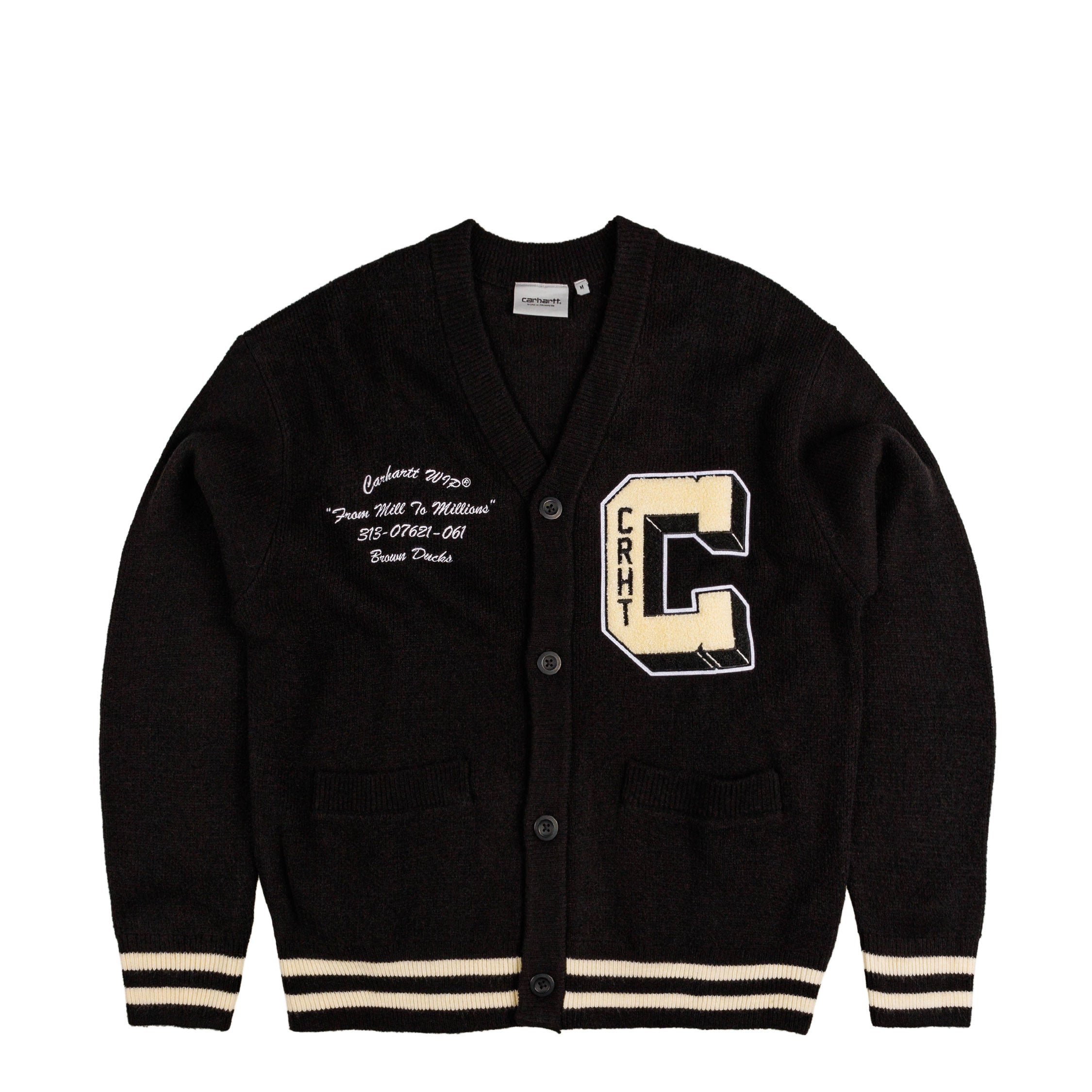 Carhartt WIP Brown Ducks Cardigan