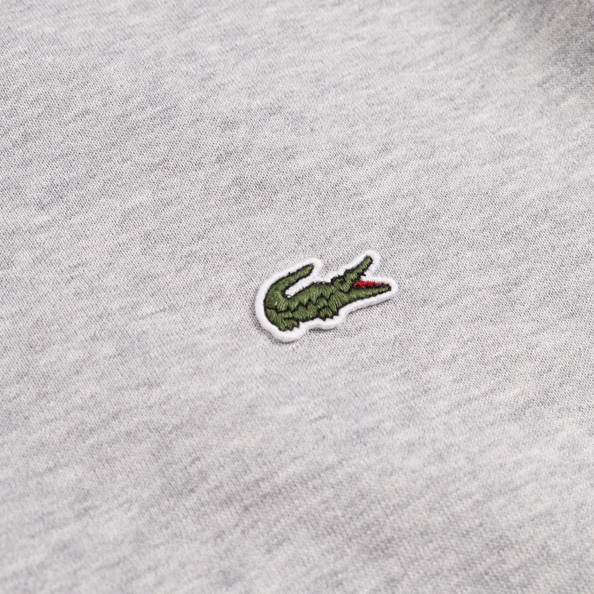 Sweat-shirt en toison brossé à la lacoste