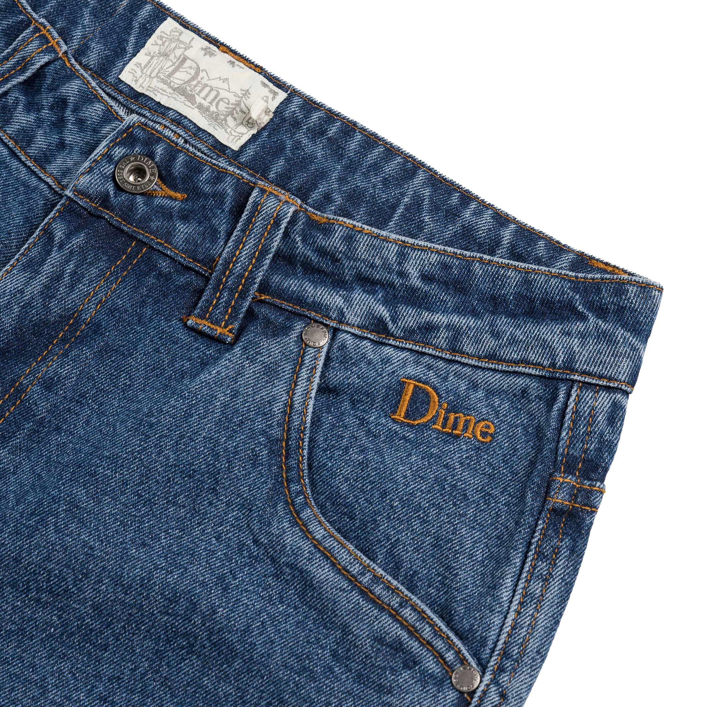 Pantaloni di denim rilassati classici Dime classici