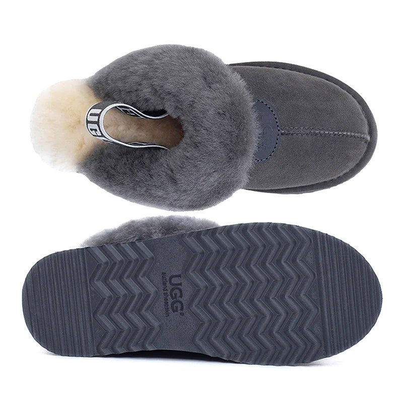 Piattaforma premium ugg fluffy scuff