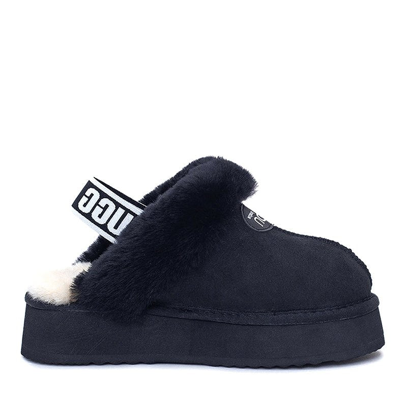 Piattaforma premium ugg fluffy scuff