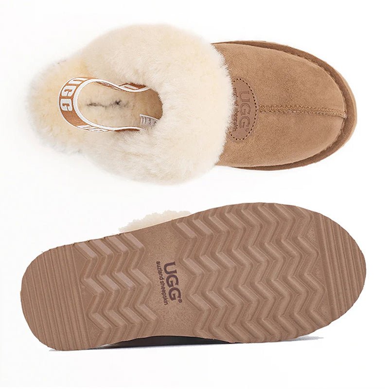 Piattaforma premium ugg fluffy scuff