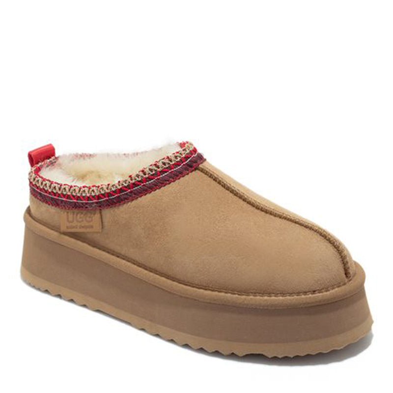 UGG PRIMUM TASSIE PLATFAFT SLIPPERS