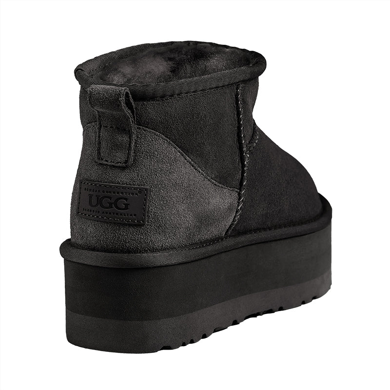 UGG Ultra Mini Klassiker Ieweschte Plattform